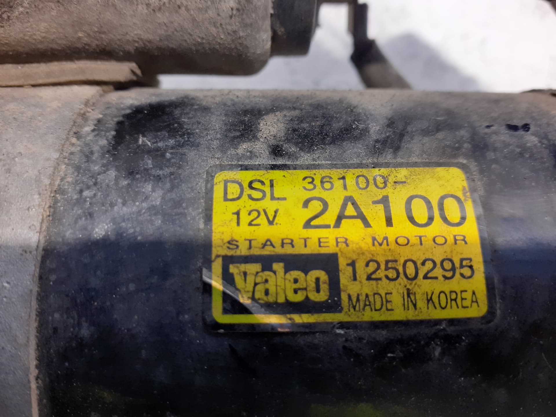Motor arranque KIA RIO 3