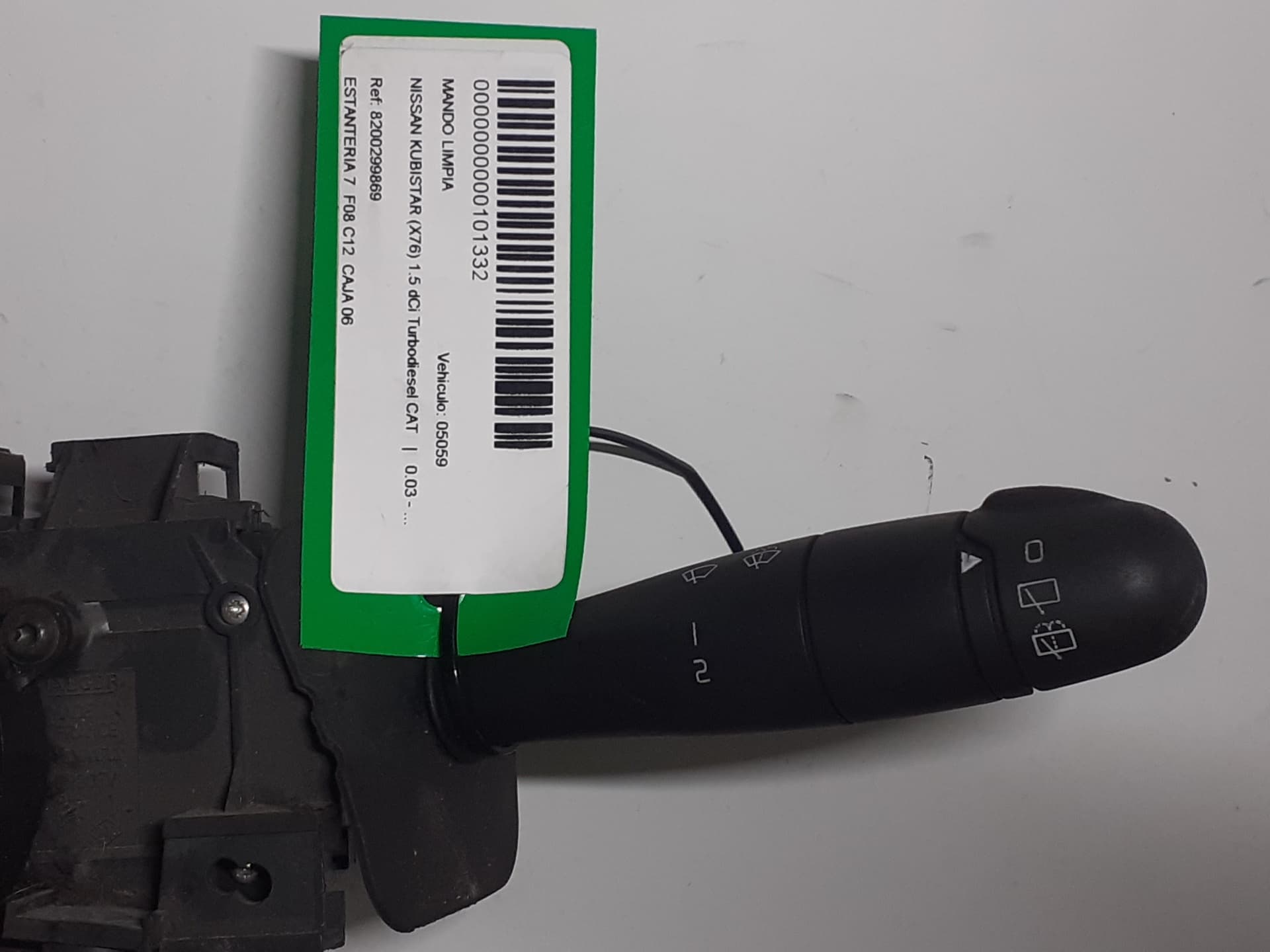 Mando limpia NISSAN KUBISTAR (X76) 3