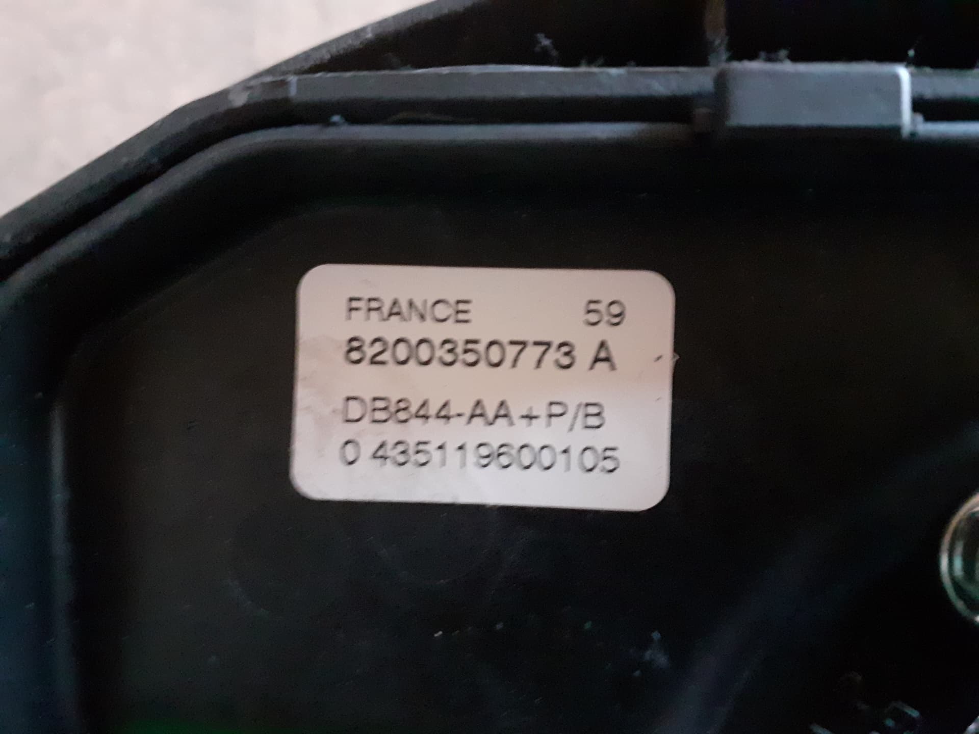 Airbag delantero izquierdo NISSAN KUBISTAR (X76) 2