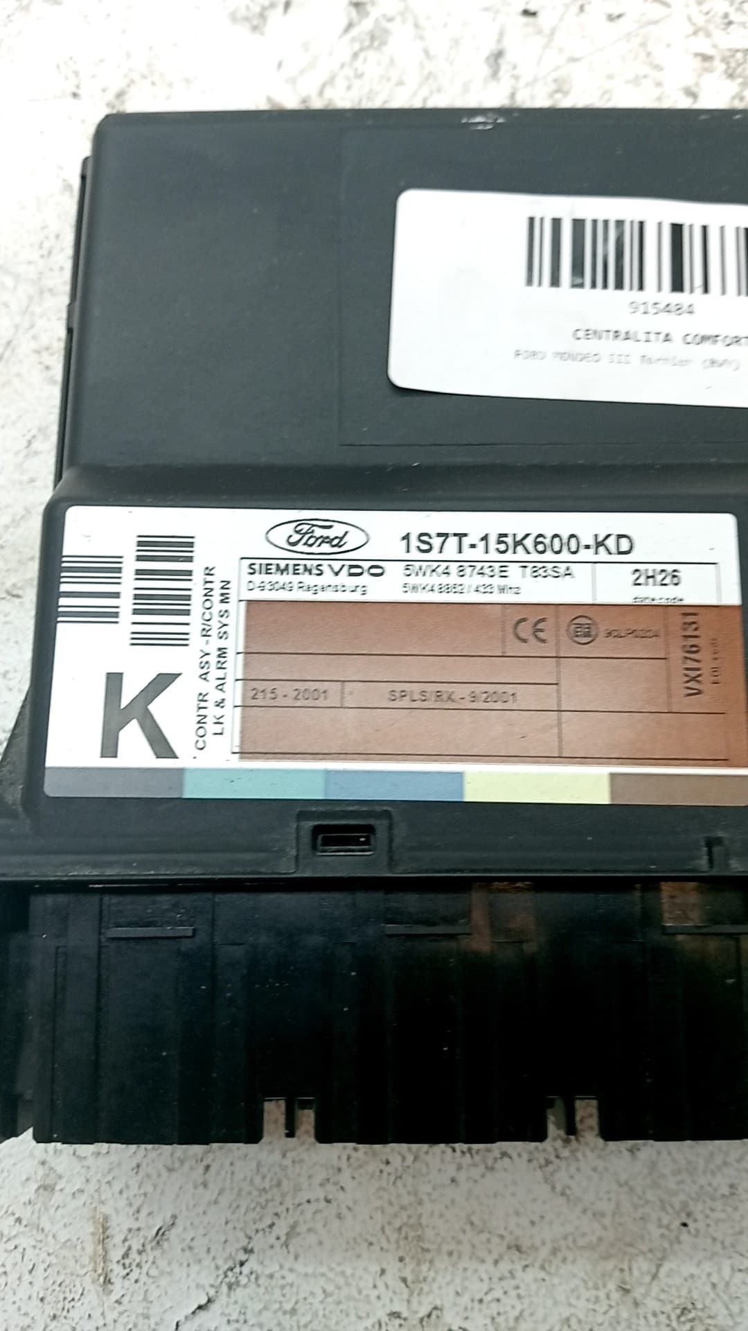 Recambio FORD MONDEO III TURNIER (BWY) ref. 1349088 2