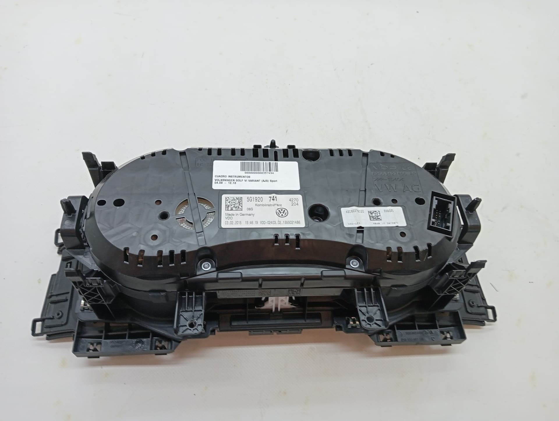 Cuadro instrumentos VOLKSWAGEN GOLF VI VARIANT (AJ5) 3