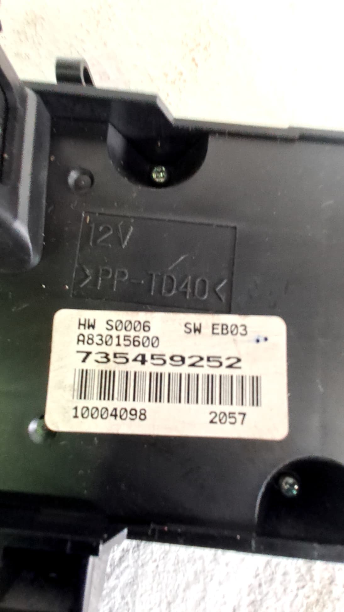 Mando climatizador FIAT LINEA (110) 2
