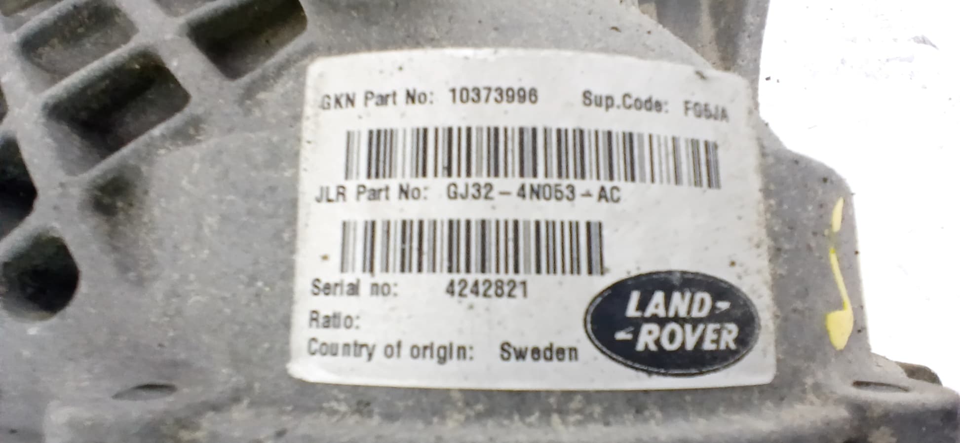 Diferencial trasero LAND ROVER DISCOVERY SPORT 4