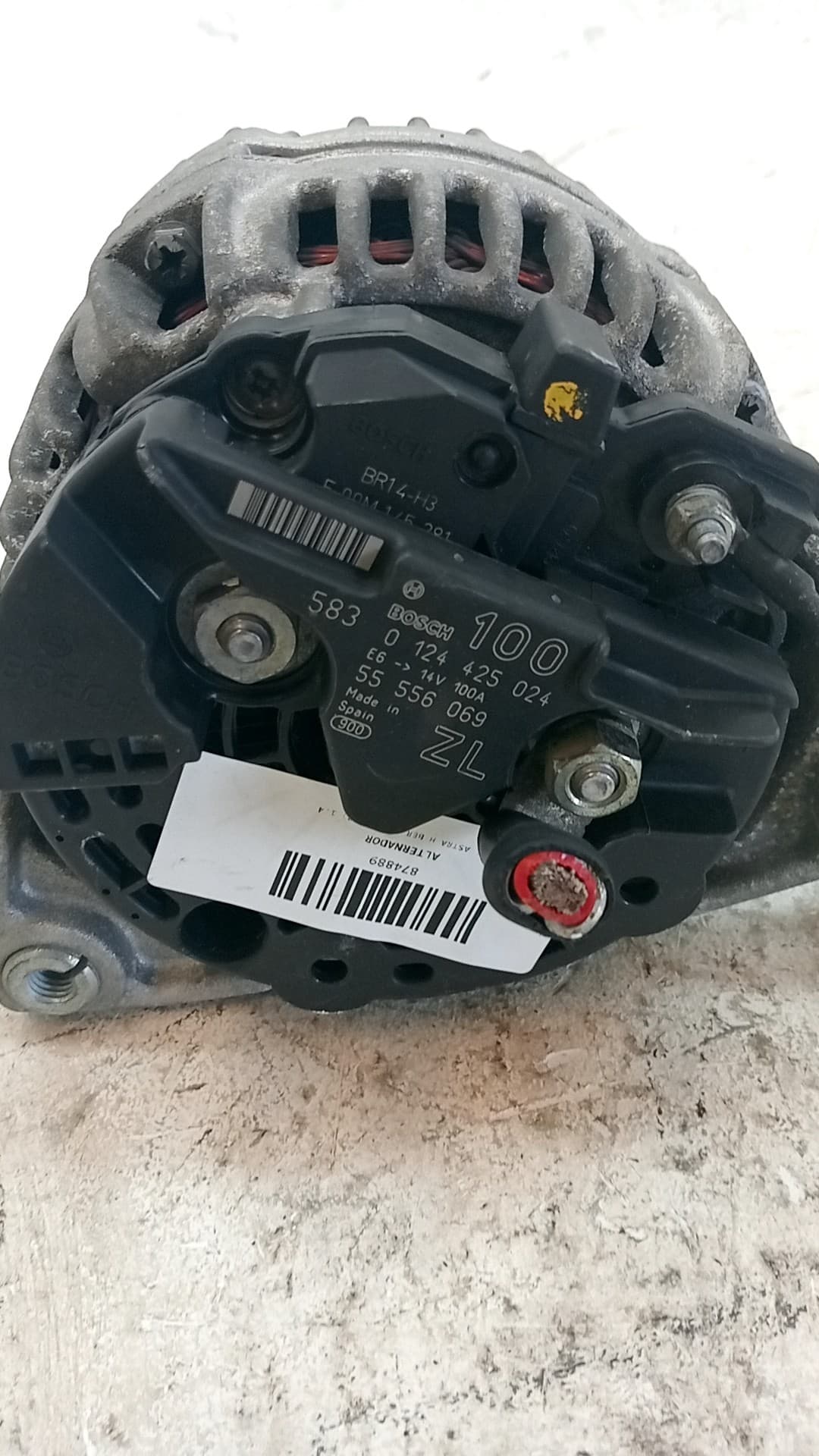 Alternador OPEL ASTRA H BER. 3