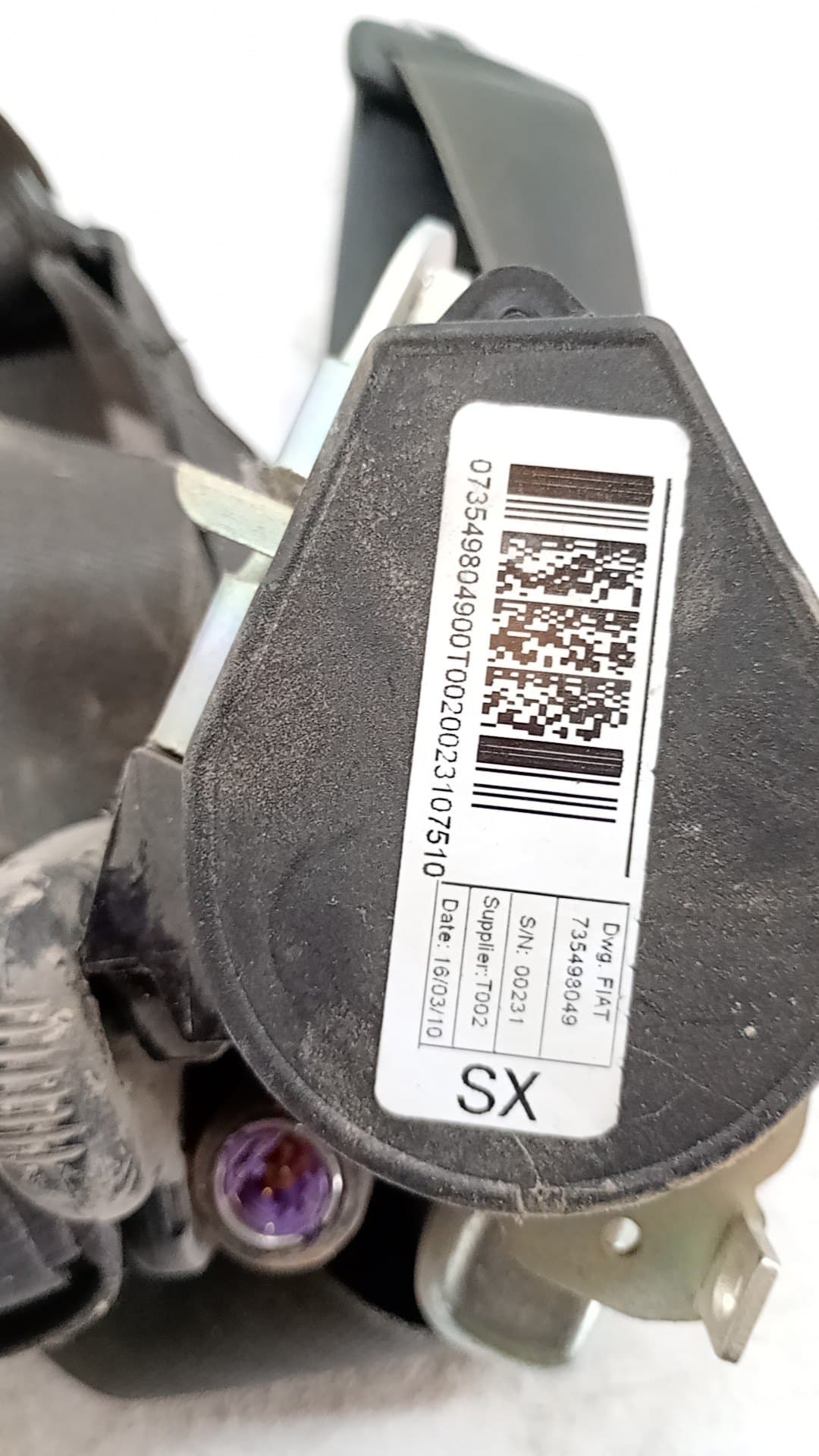 Cinturon seguridad delantero izquierdo FIAT DOBLO CAJA/CHASIS (263_) 3