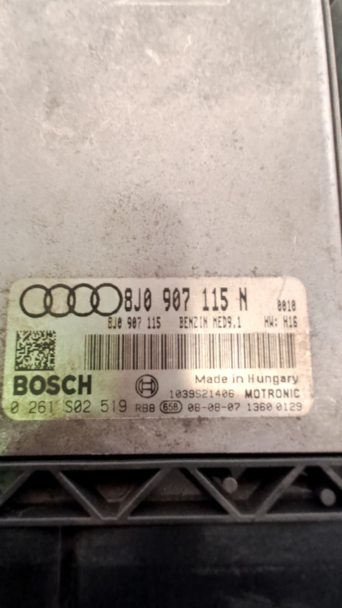 Centralita motor uce AUDI TT (8J3) 2