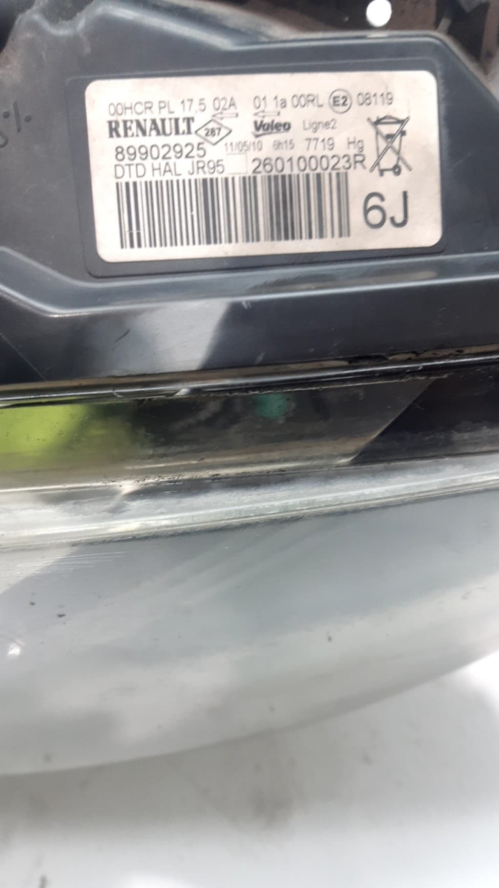 Faro derecho RENAULT SCENIC III 3