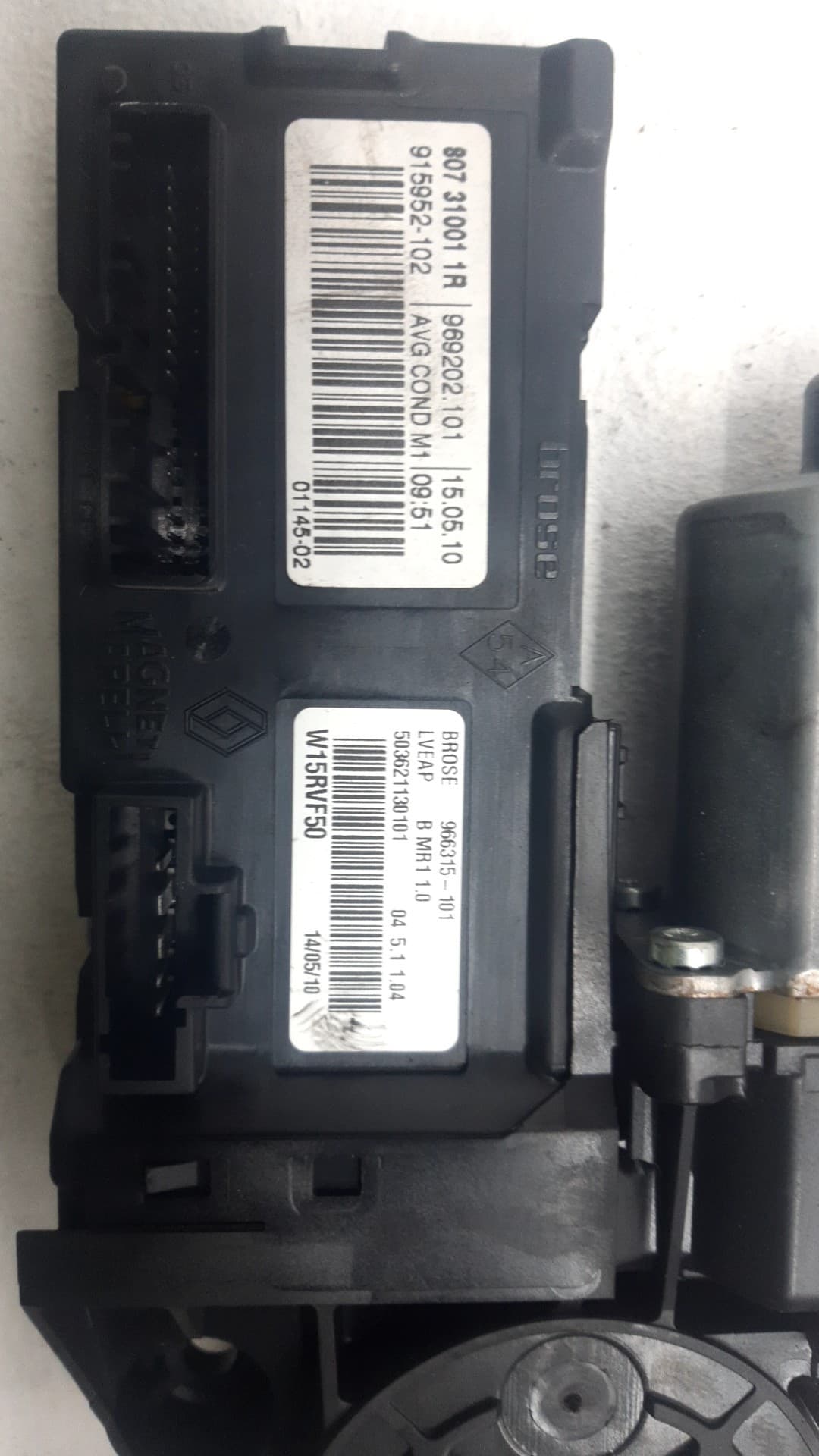 Motor elevalunas delantero izquierdo RENAULT SCENIC III 2