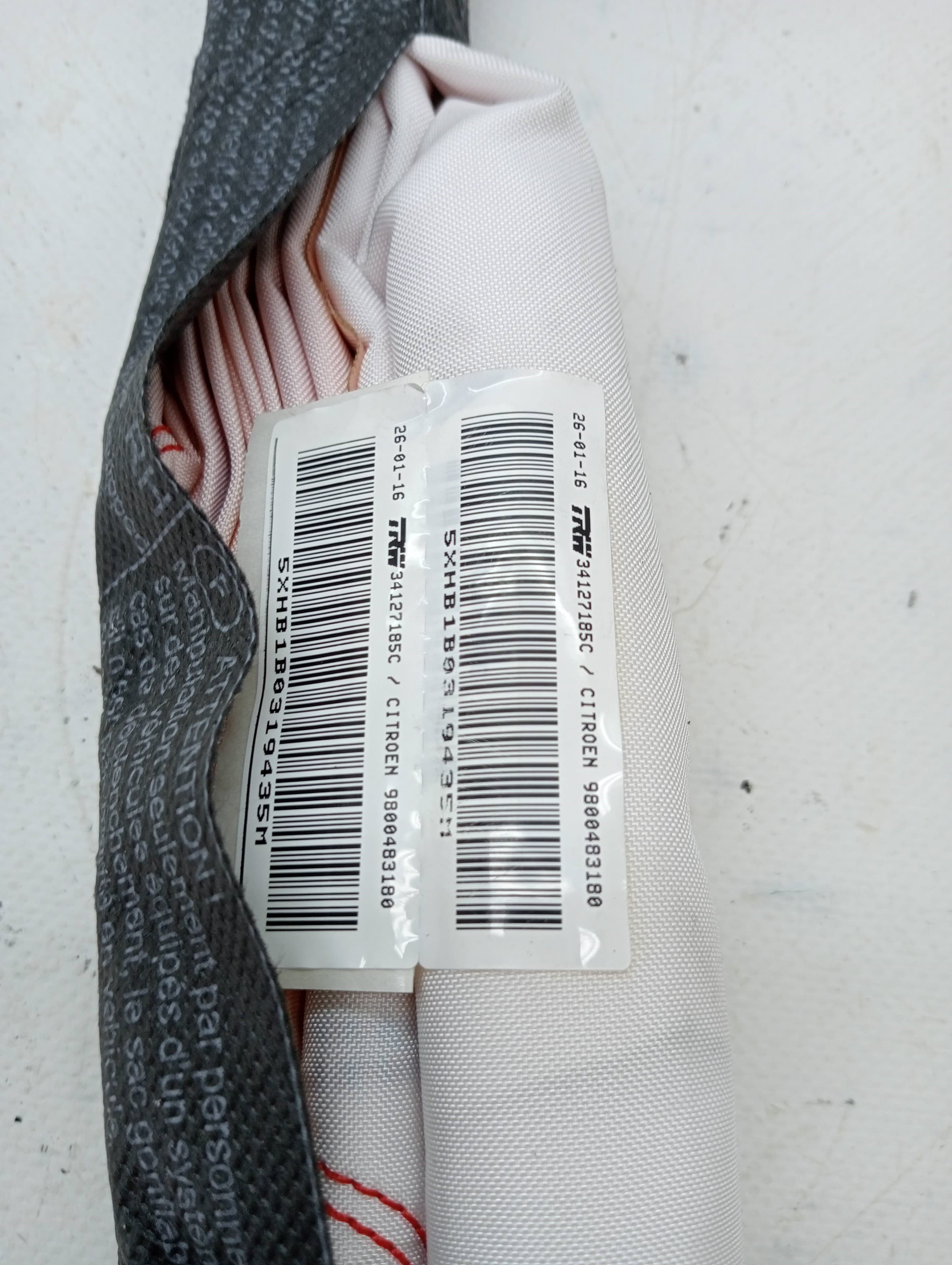 Airbag cortina delantero derecho CITROEN C4 GRAND PICASSO 2