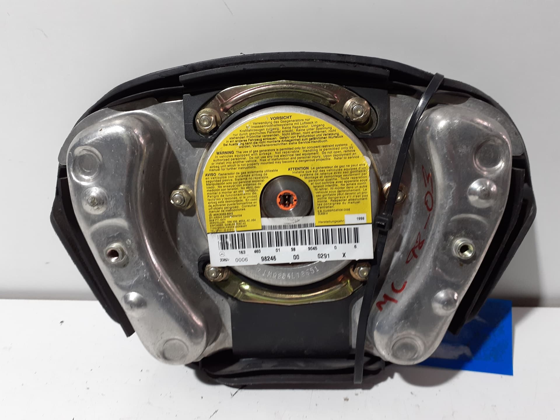 Airbag delantero izquierdo MERCEDES-BENZ CLASE M (W163) 3