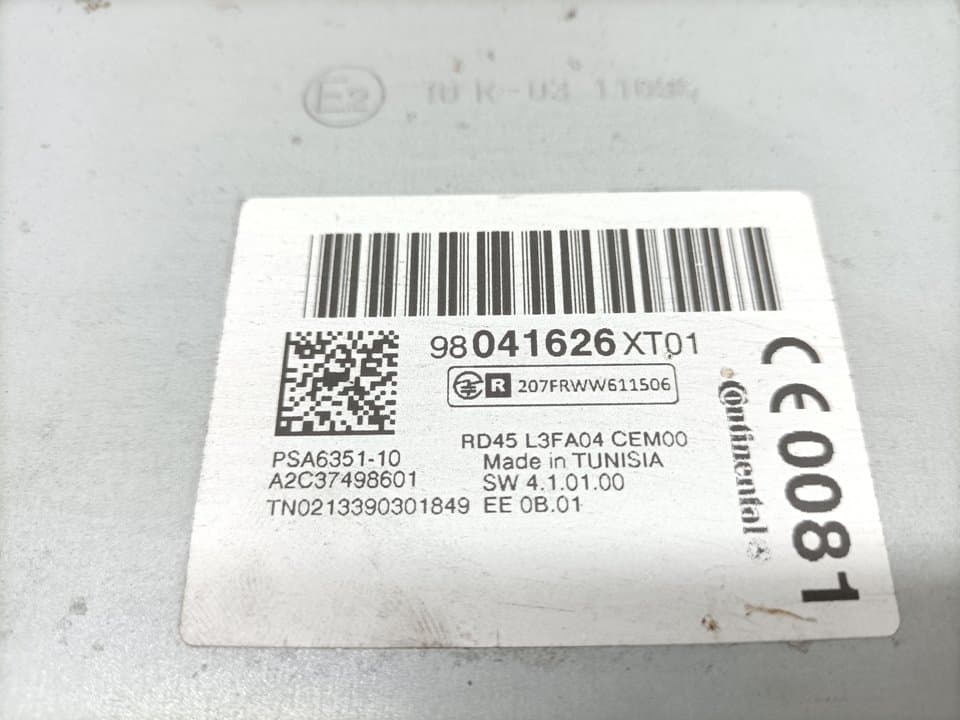Sistema audio / radio cd FIAT SCUDO COMBI (272) 3