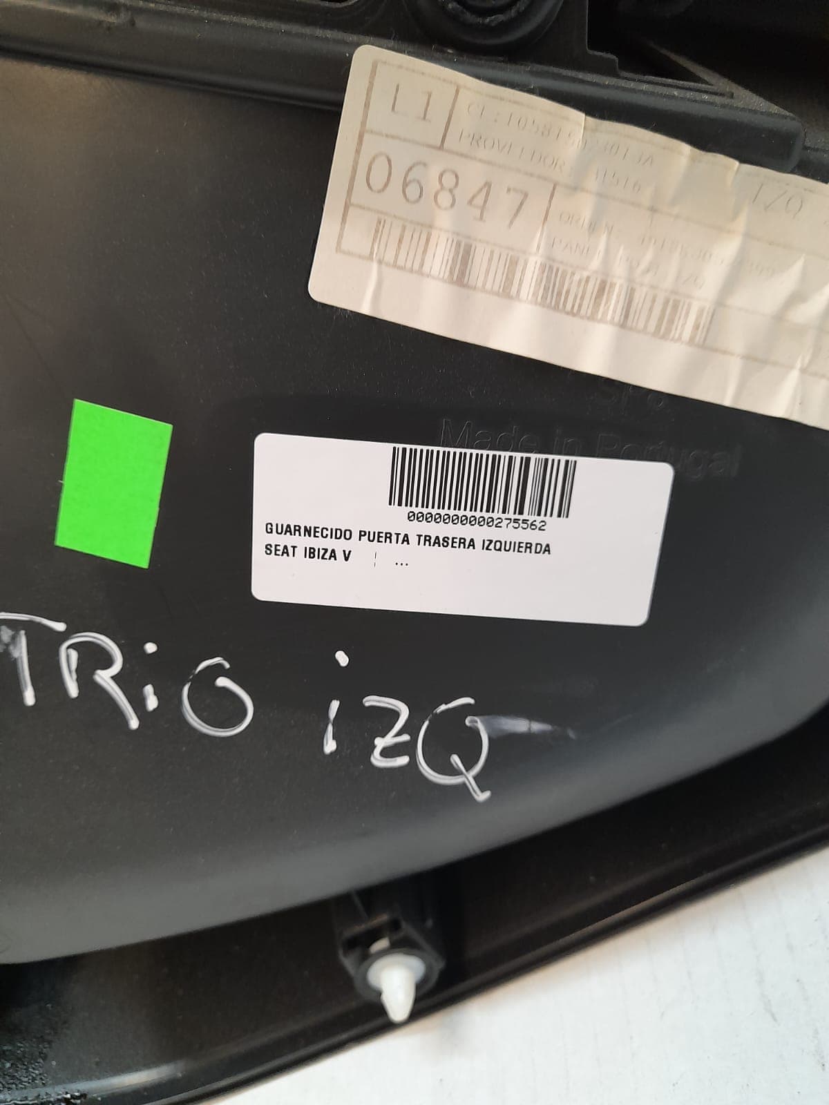 Guarnecido puerta delantera derecha SEAT IBIZA V 2