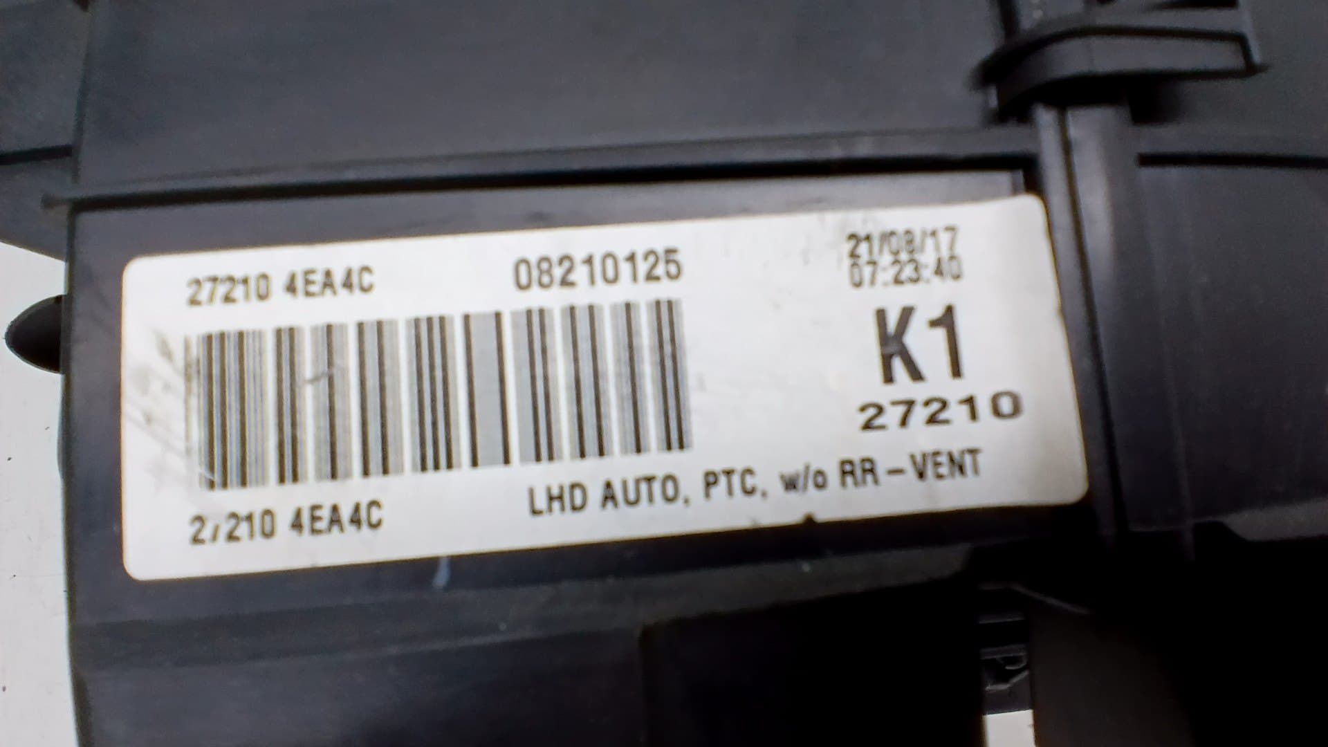 Mueble interior calefaccion NISSAN QASHQAI (J11) 2