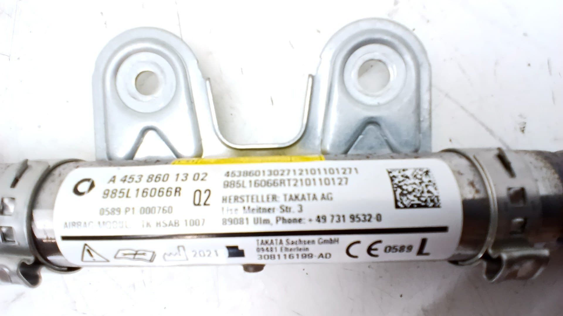 Airbag cortina delantero izquierdo SMART FORTWO 3
