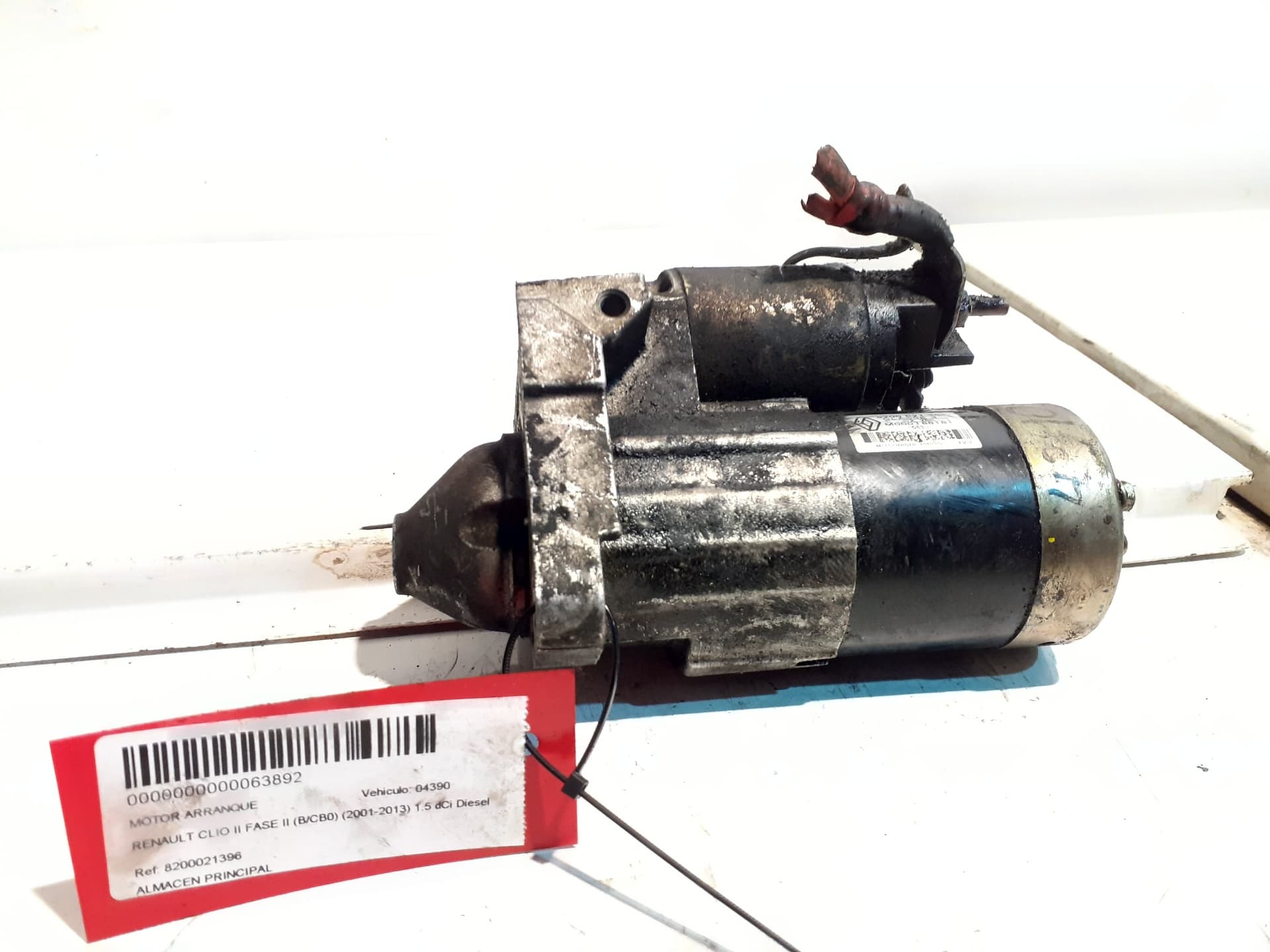 Motor arranque RENAULT CLIO II FASE II (B/CB0)