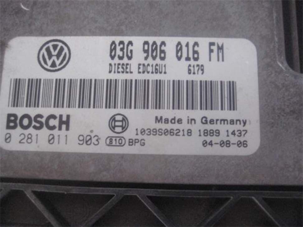 Centralita motor uce VOLKSWAGEN GOLF V BERLINA (1K1) 2