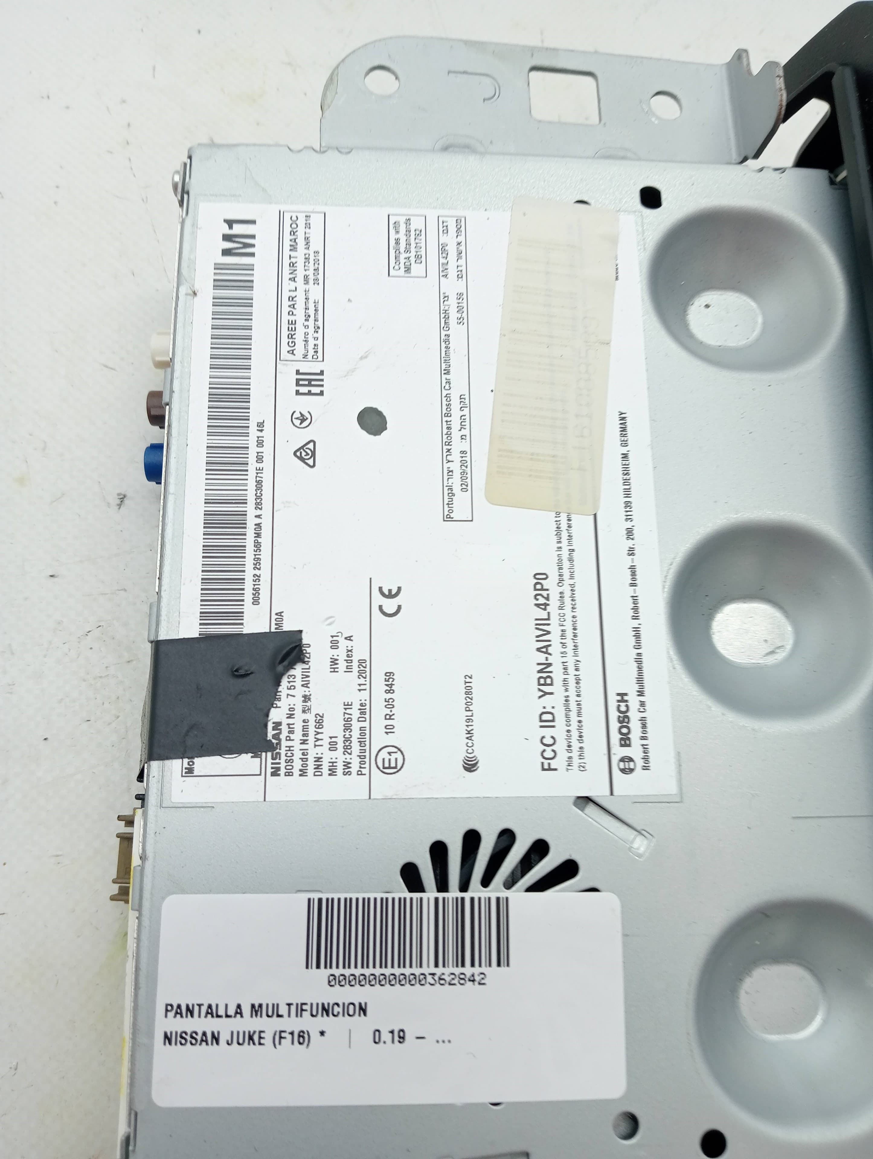 Pantalla multifuncion NISSAN JUKE (F16) 3