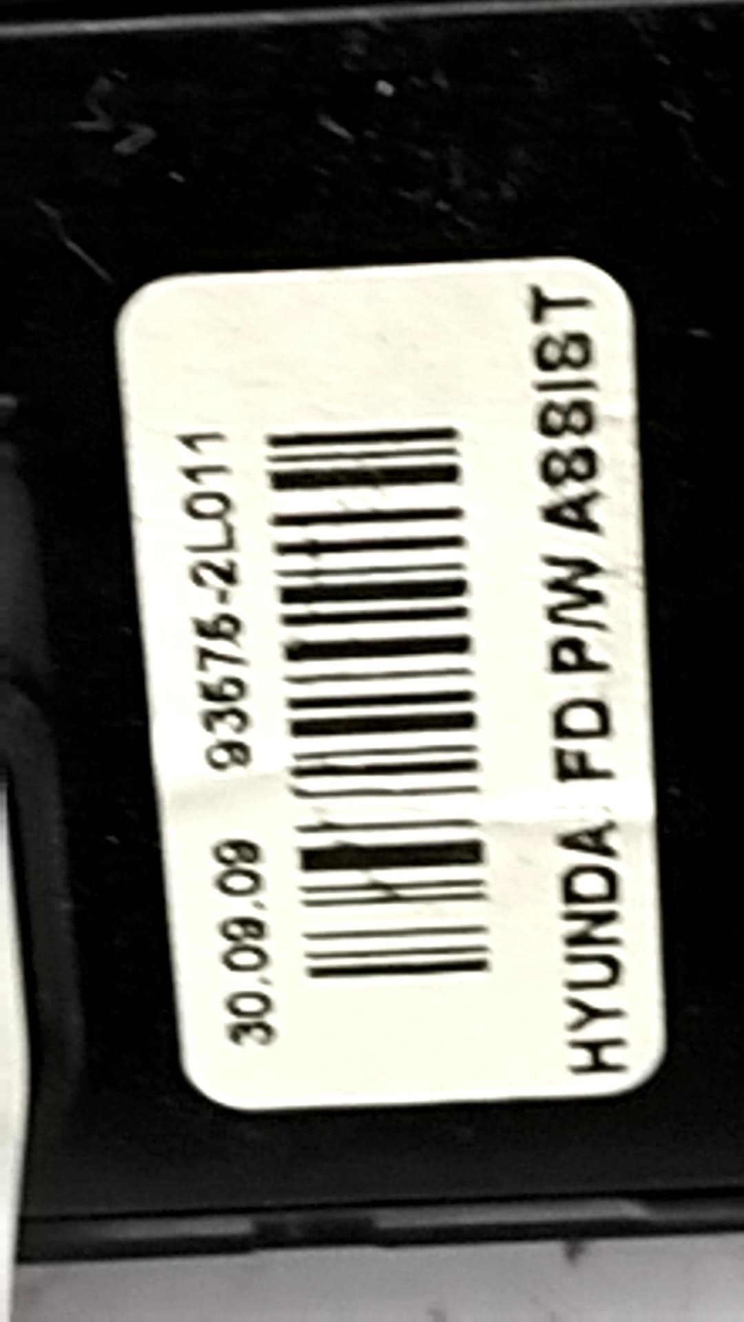 Mando elevalunas delantero derecho HYUNDAI I30 STATION WAGON (FD) 3