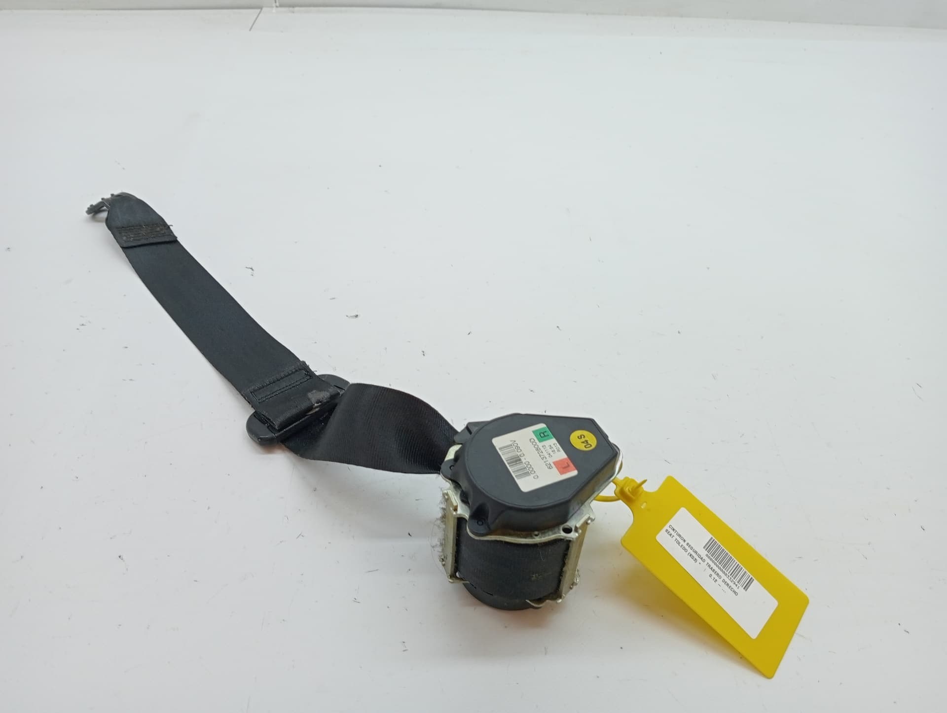 Cinturon seguridad trasero derecho SEAT TOLEDO (KG3) 2