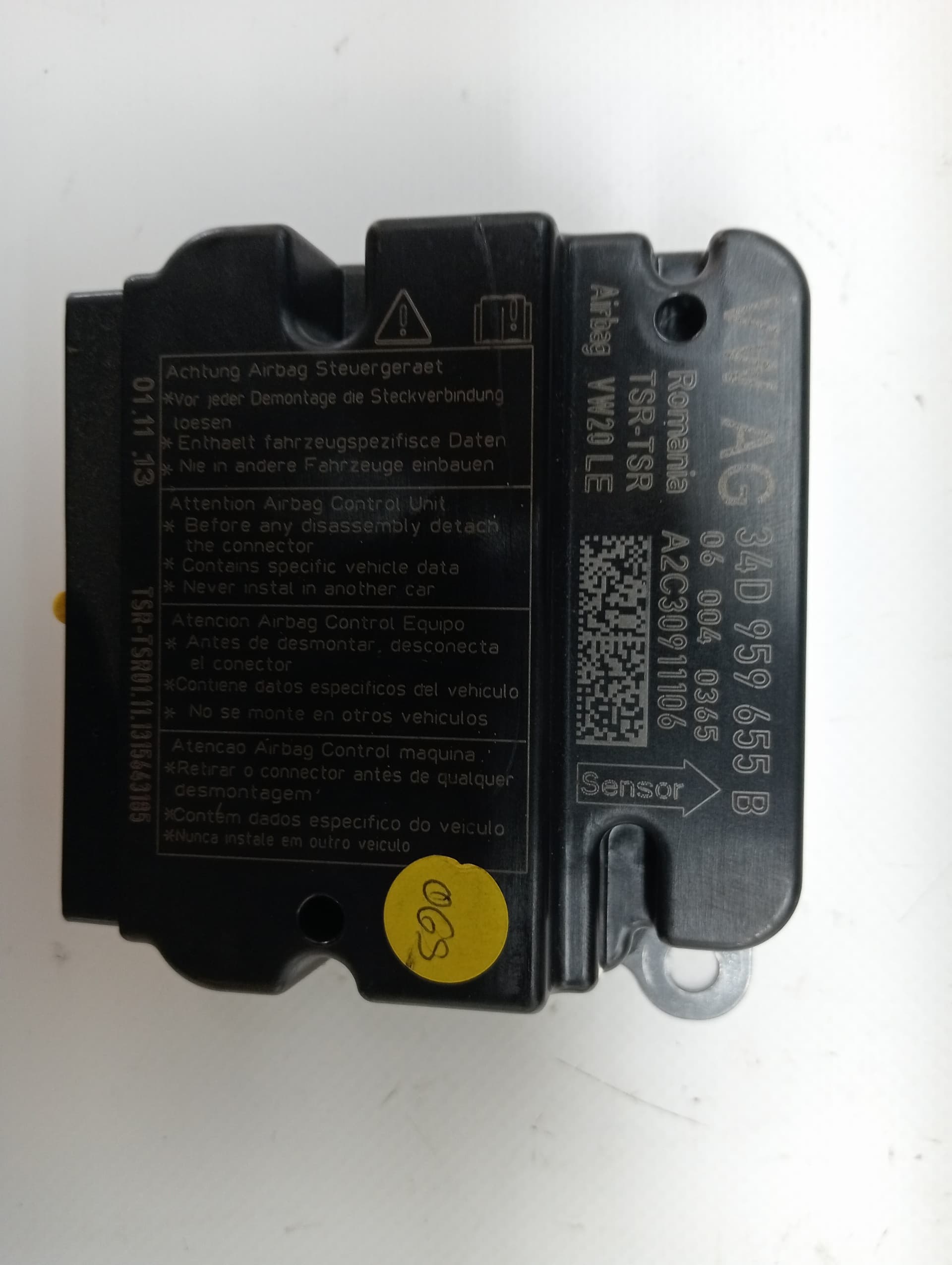 Kit airbag SEAT TOLEDO (KG3) 4