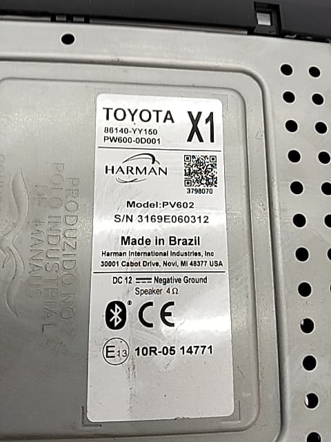 Pantalla multifuncion TOYOTA YARIS (KSP9/SCP9/NLP9) 2