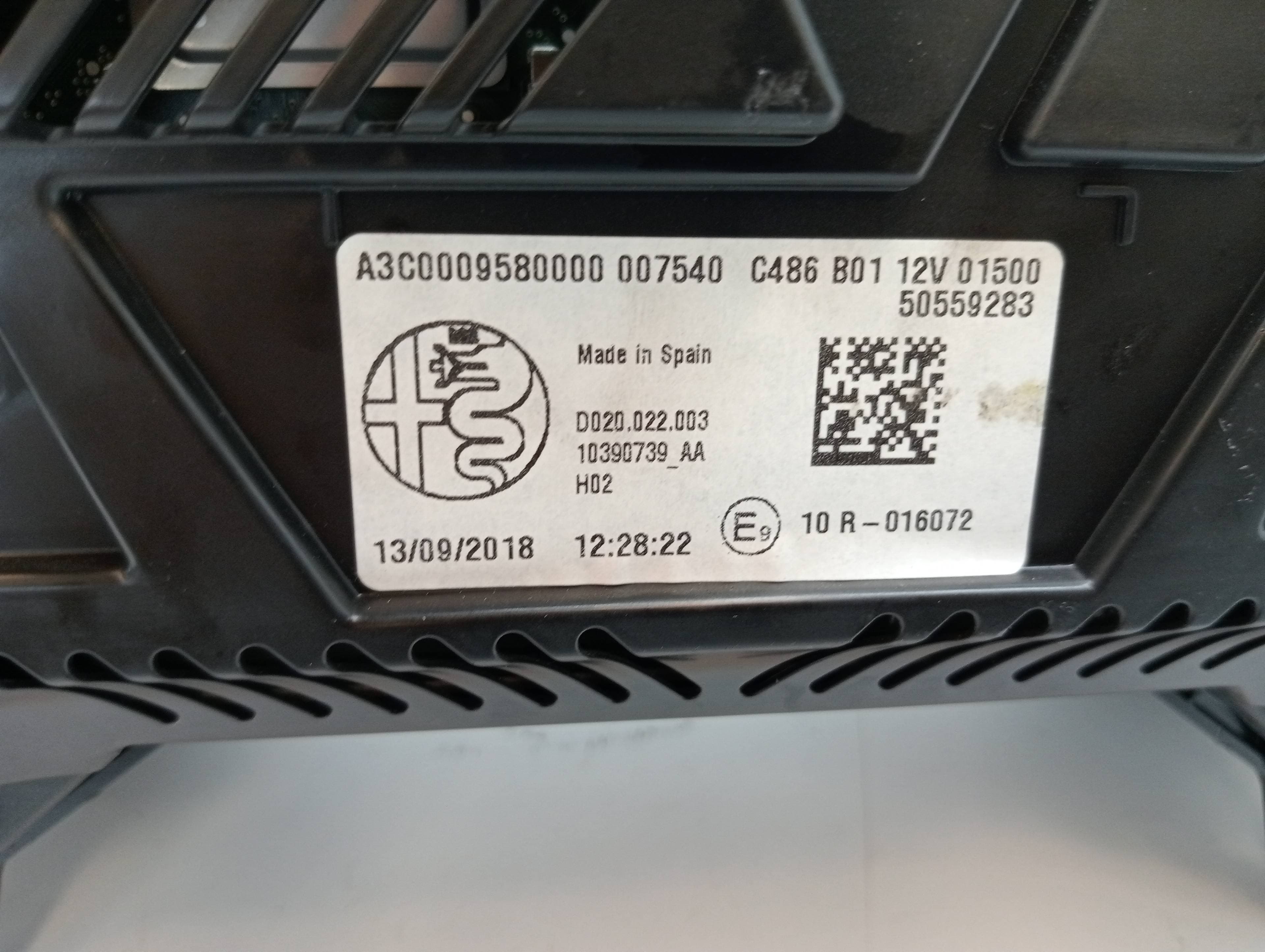 Cuadro instrumentos ALFA ROMEO STELVIO (630) 2