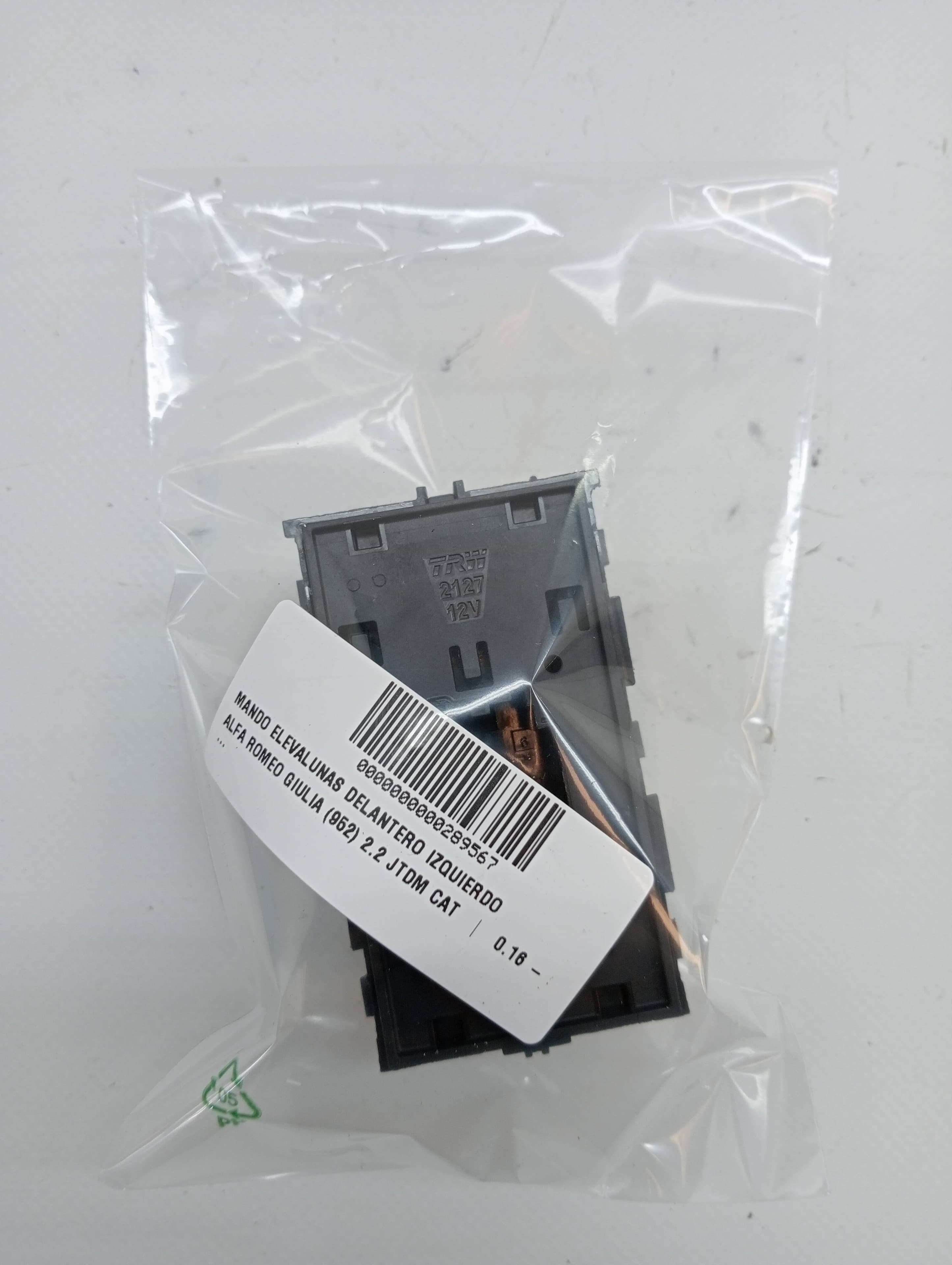 Mando elevalunas delantero izquierdo ALFA ROMEO STELVIO (630) 2