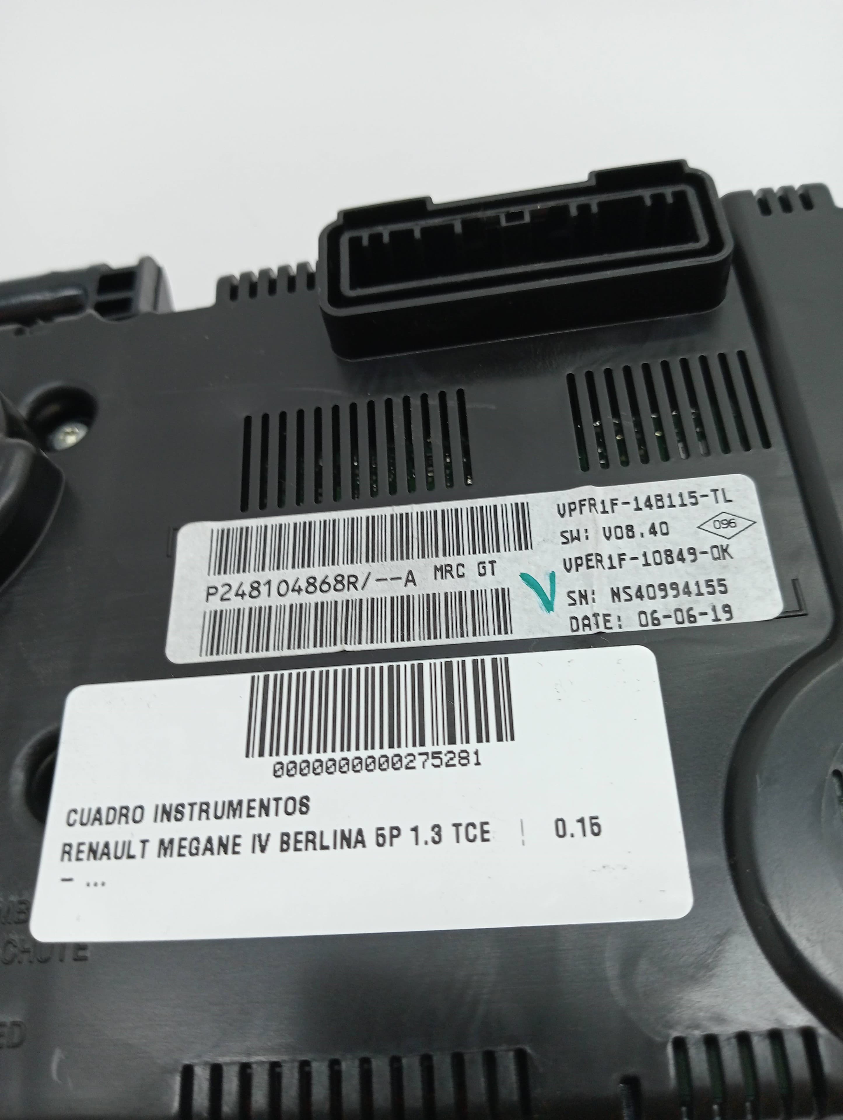 Cuadro instrumentos RENAULT MEGANE IV BERLINA 5P 3