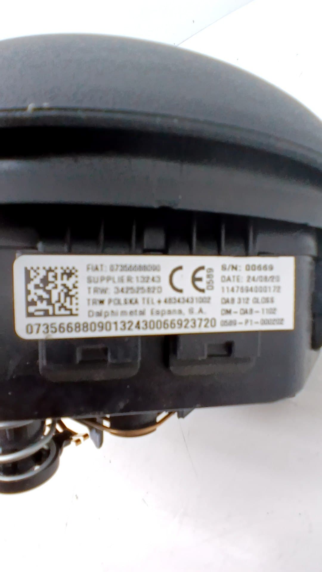 Airbag delantero izquierdo FIAT 500 CABRIO (150) 2