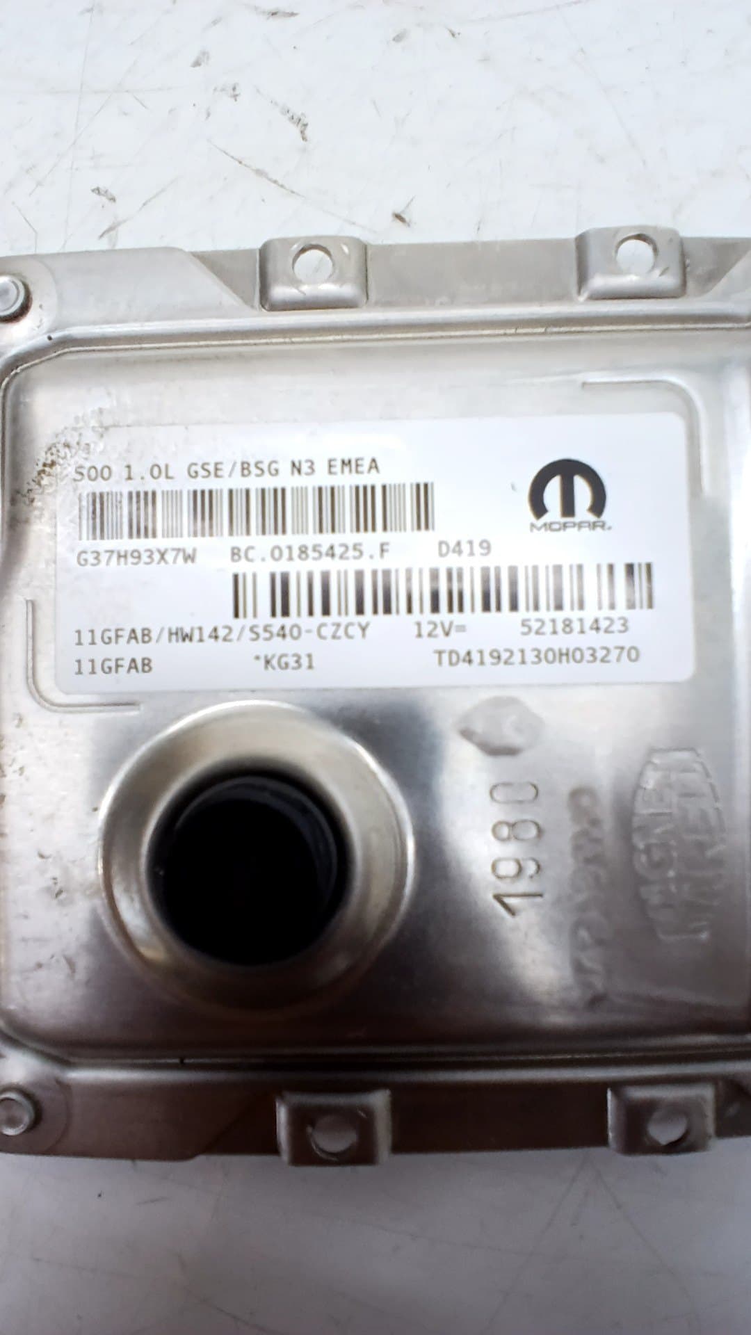 Centralita motor uce FIAT 500 CABRIO (150) 2