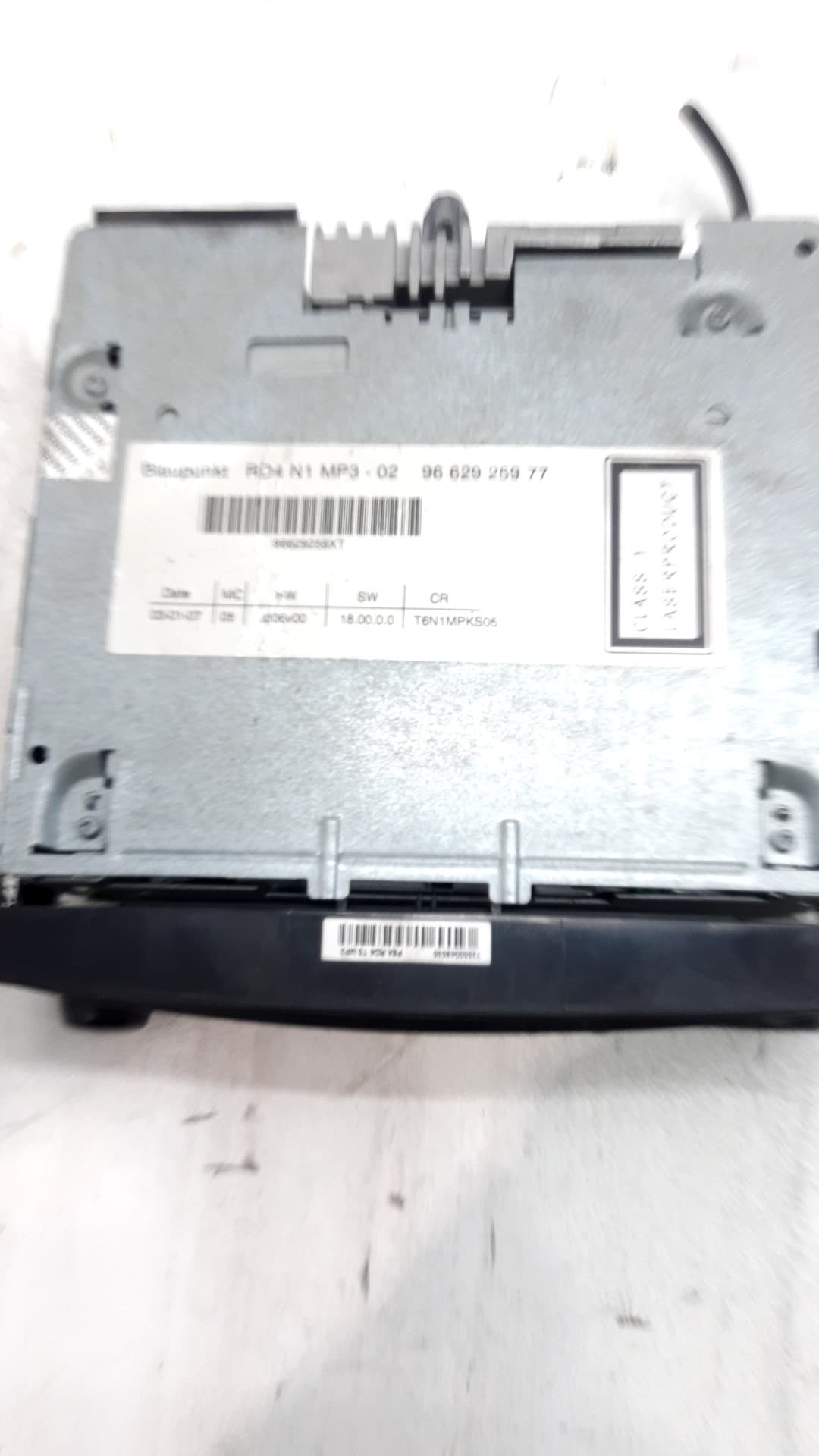 Sistema audio / radio cd PEUGEOT 307 (S1) 4