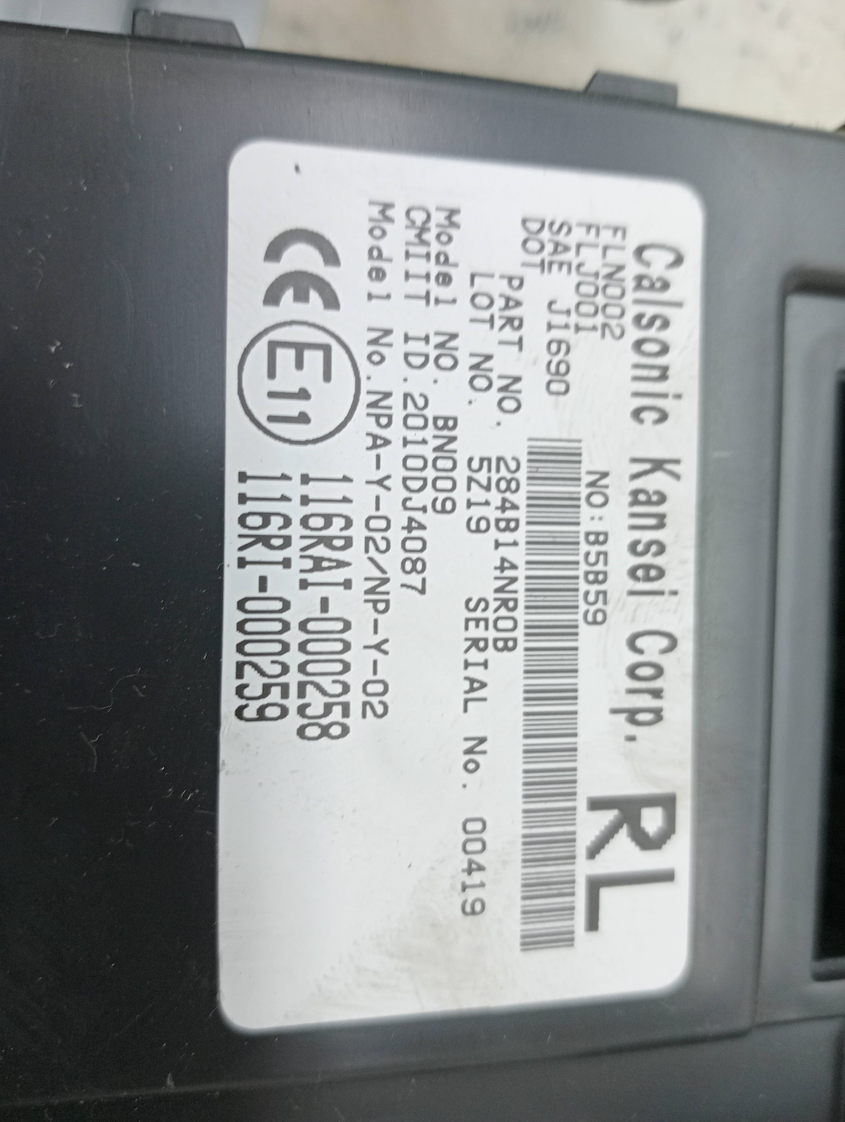 Modulo electronico NISSAN LEAF 2