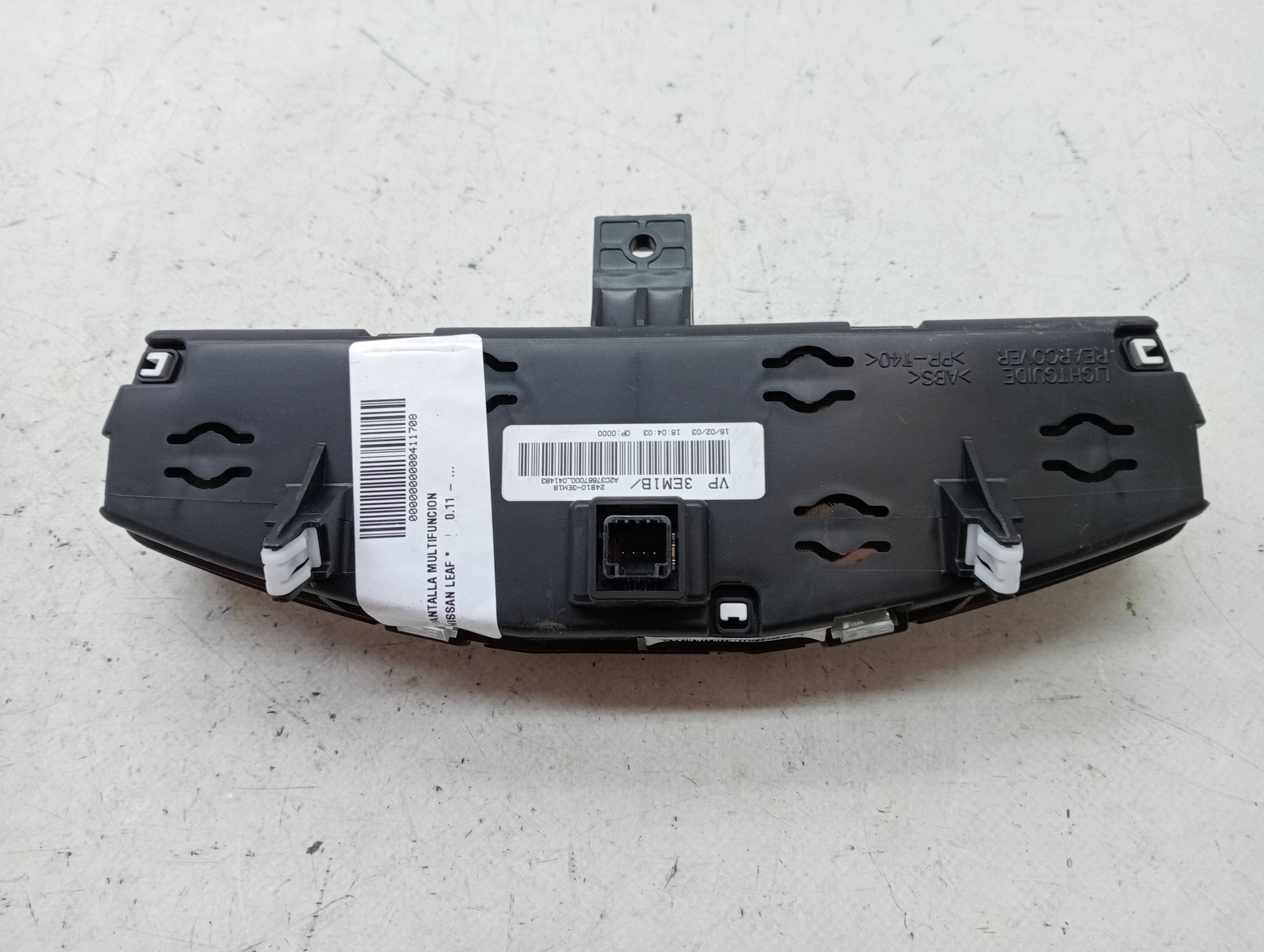Pantalla multifuncion NISSAN LEAF