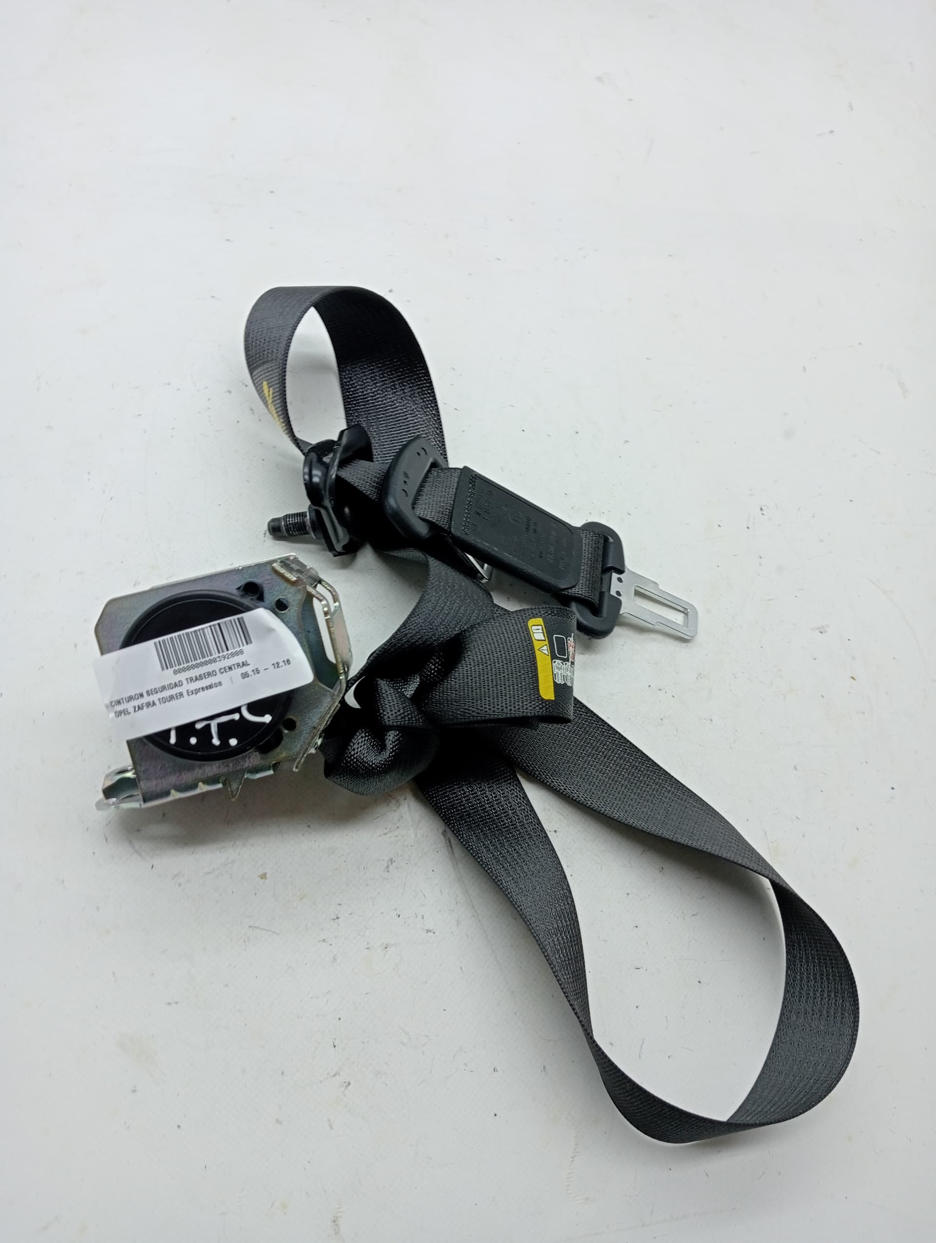 Cinturon seguridad trasero central OPEL ZAFIRA TOURER