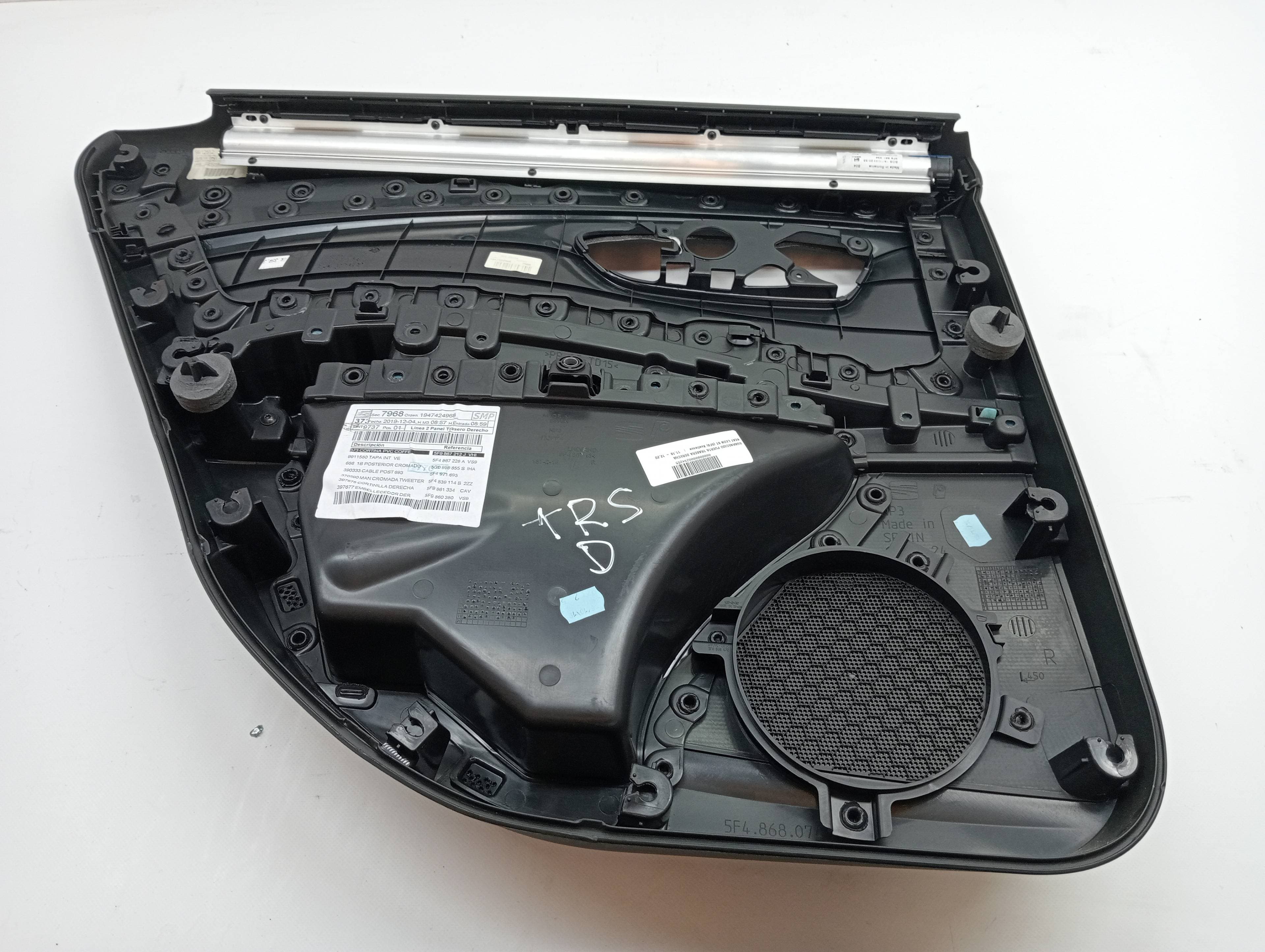 Guarnecido puerta trasera derecha SEAT LEON ST (5F8) 2
