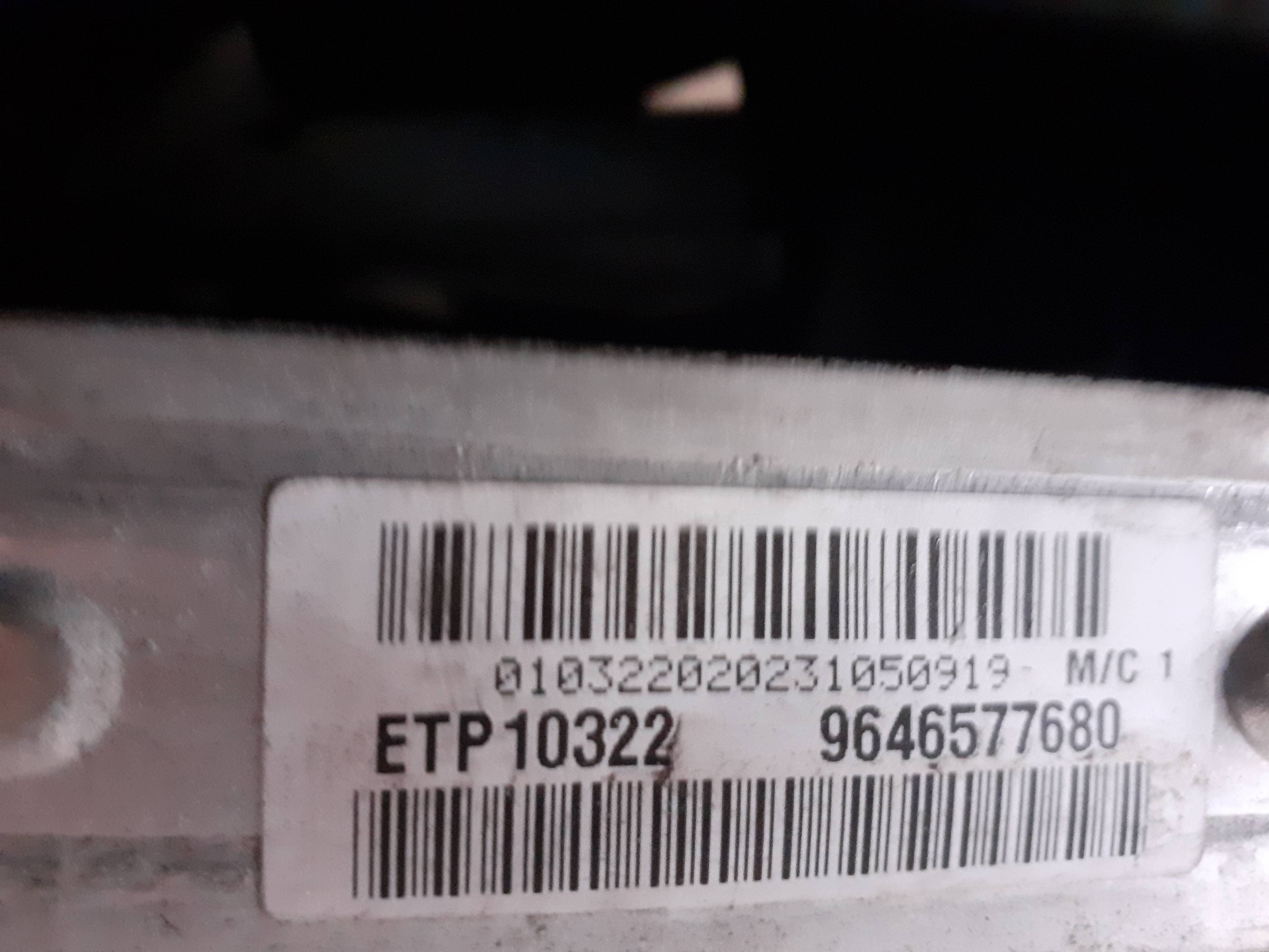 Radiador agua PEUGEOT 307 BREAK / SW (S1) 2