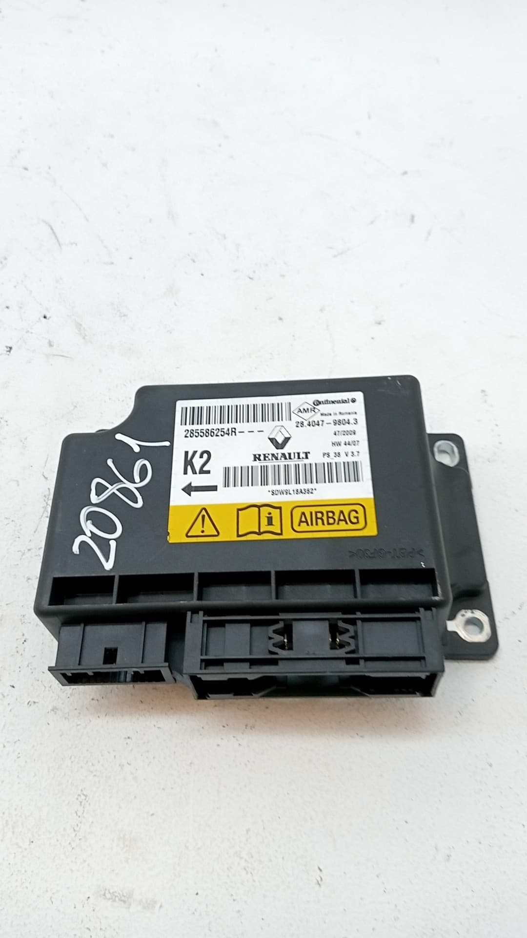 Centralita airbag RENAULT MEGANE III COUPE (DZ0/1_)