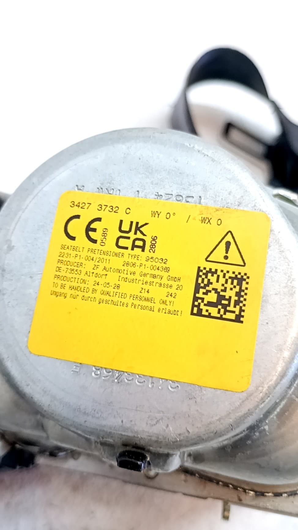 Cinturon seguridad trasero izquierdo CITROEN C5 AIRCROSS 3