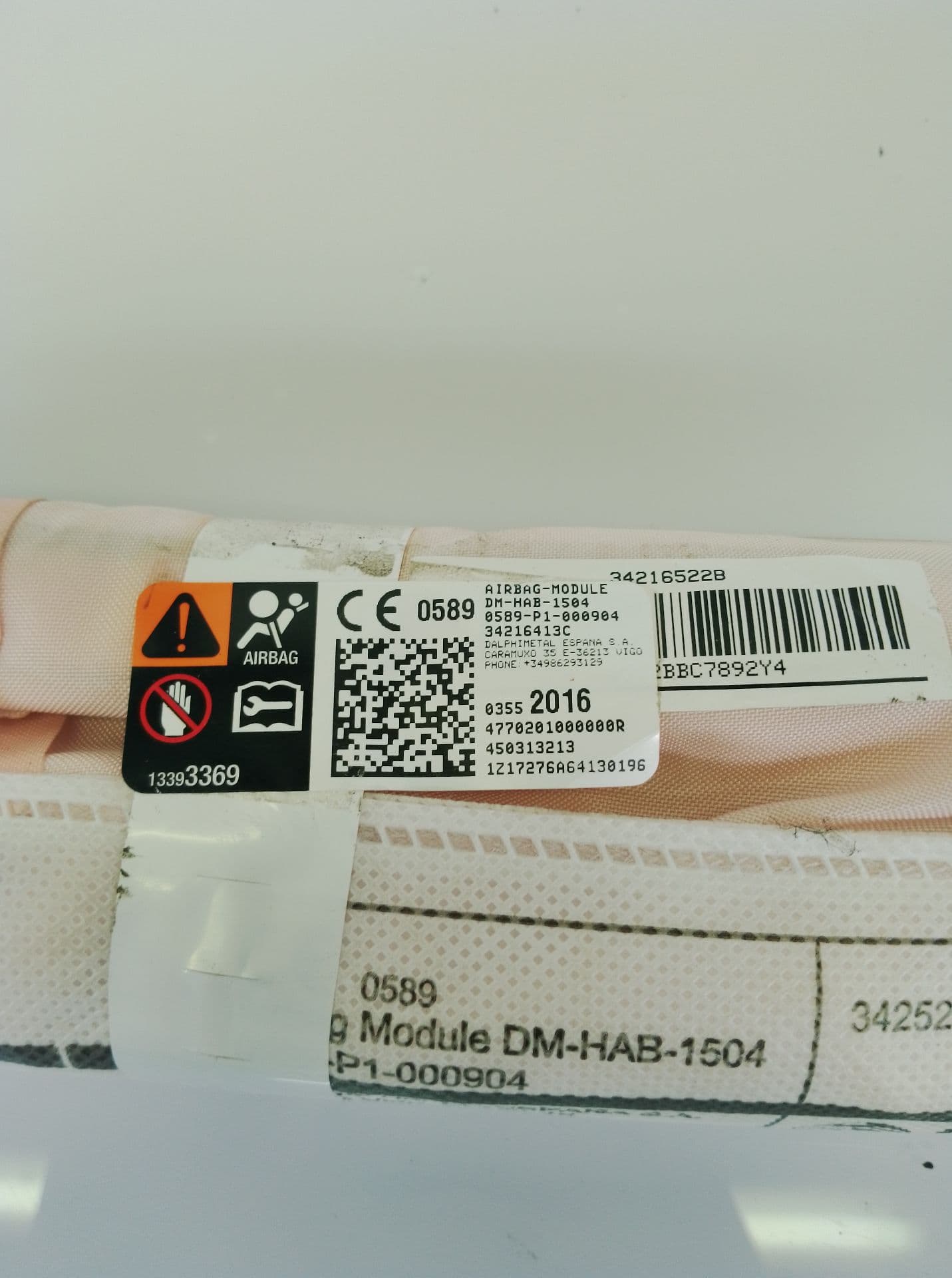 Airbag cortina delantero izquierdo CITROEN C3