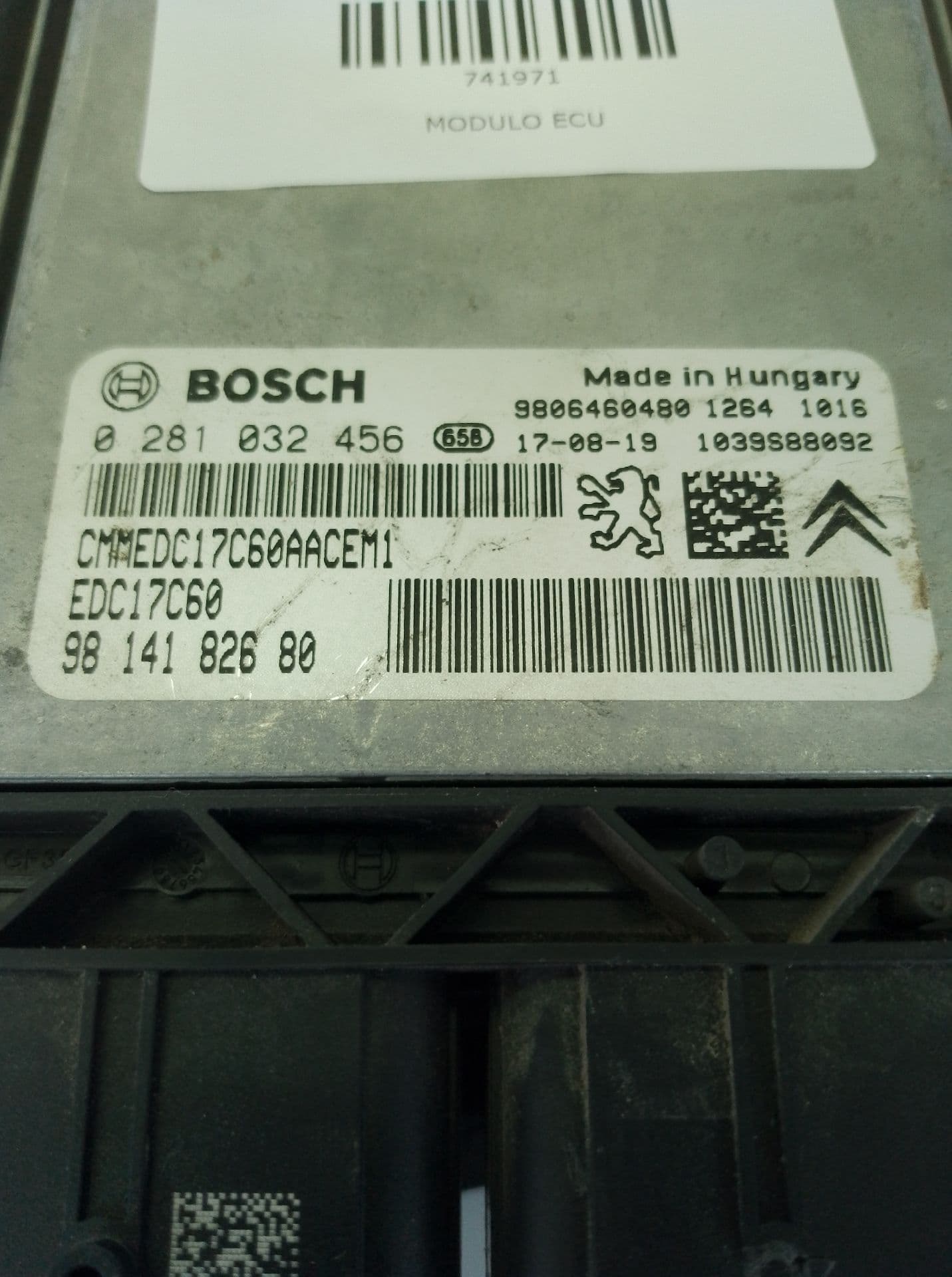 Recambio CITROEN C3 ref. 9806460480 3