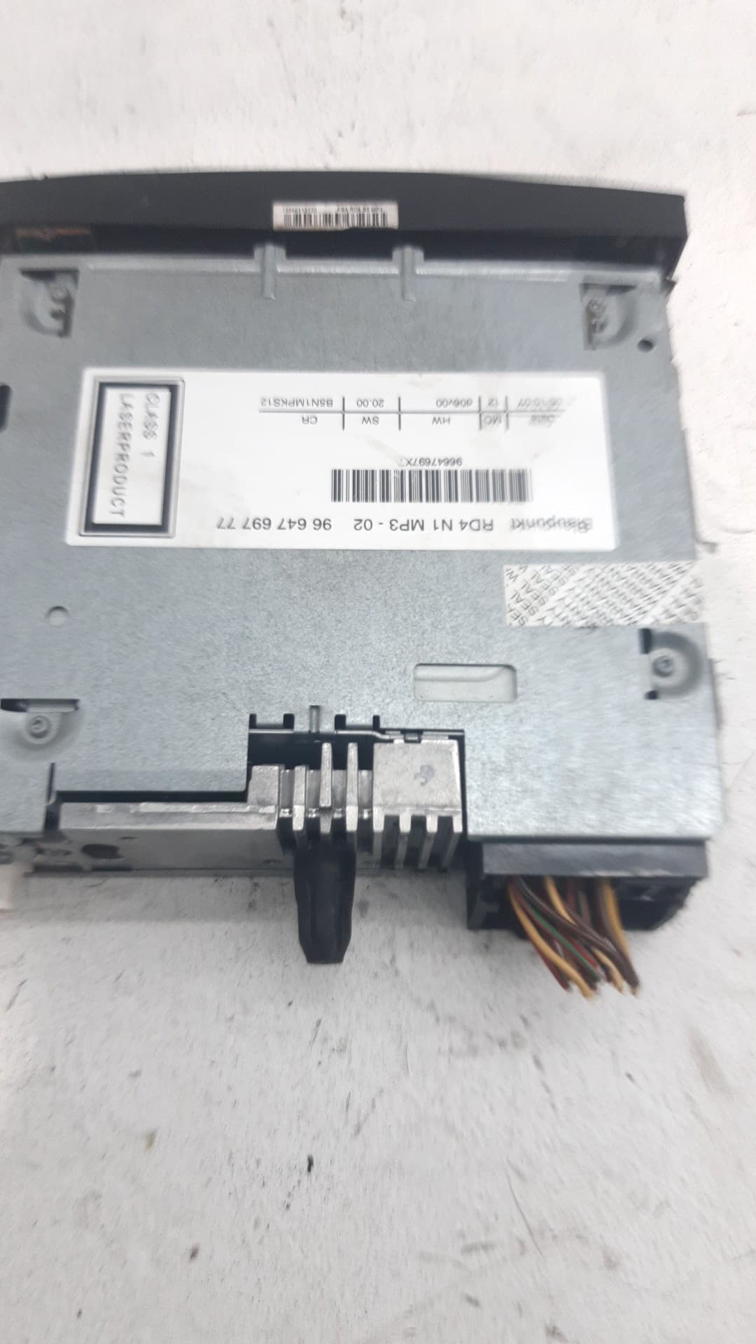 Sistema audio / radio cd CITROEN C4 BERLINA 3