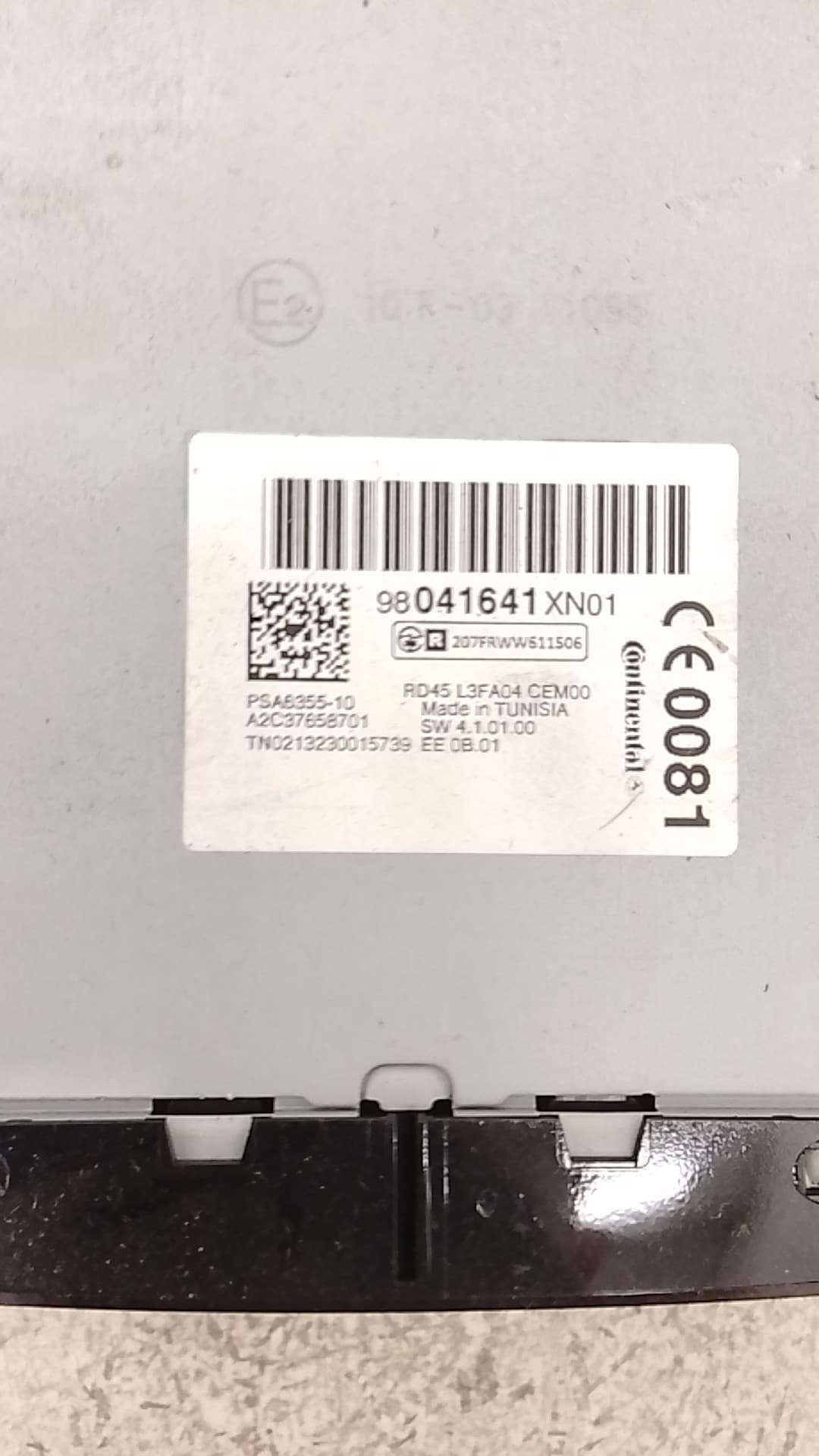 Sistema audio / radio cd PEUGEOT 308 4