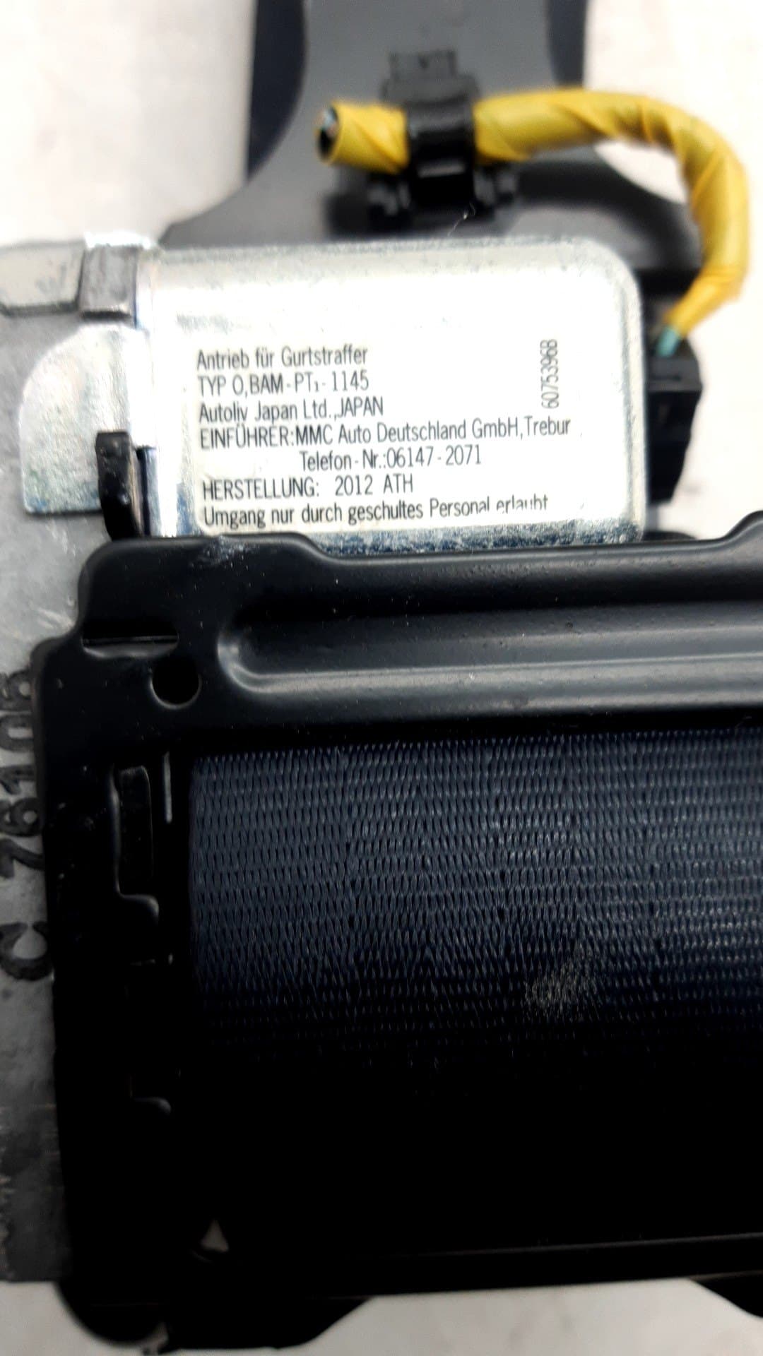 Cinturon seguridad delantero derecho MITSUBISHI ASX (GA0W) 2