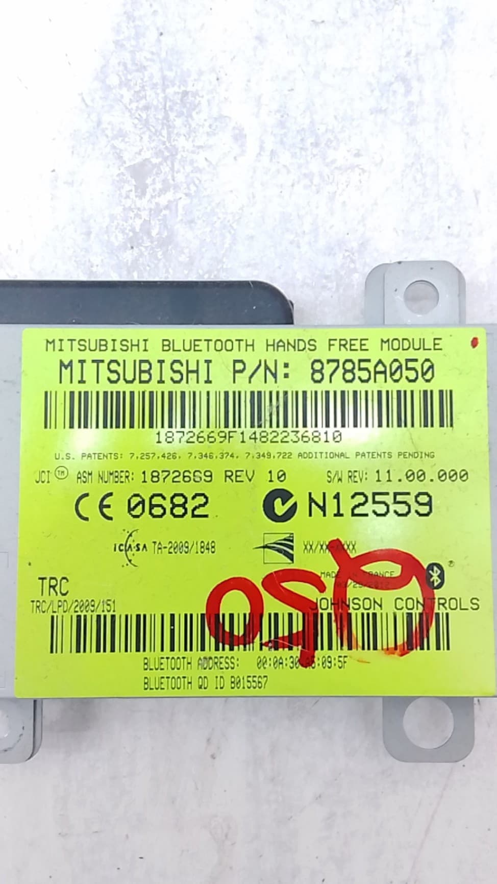 Modulo electronico MITSUBISHI ASX (GA0W) 4