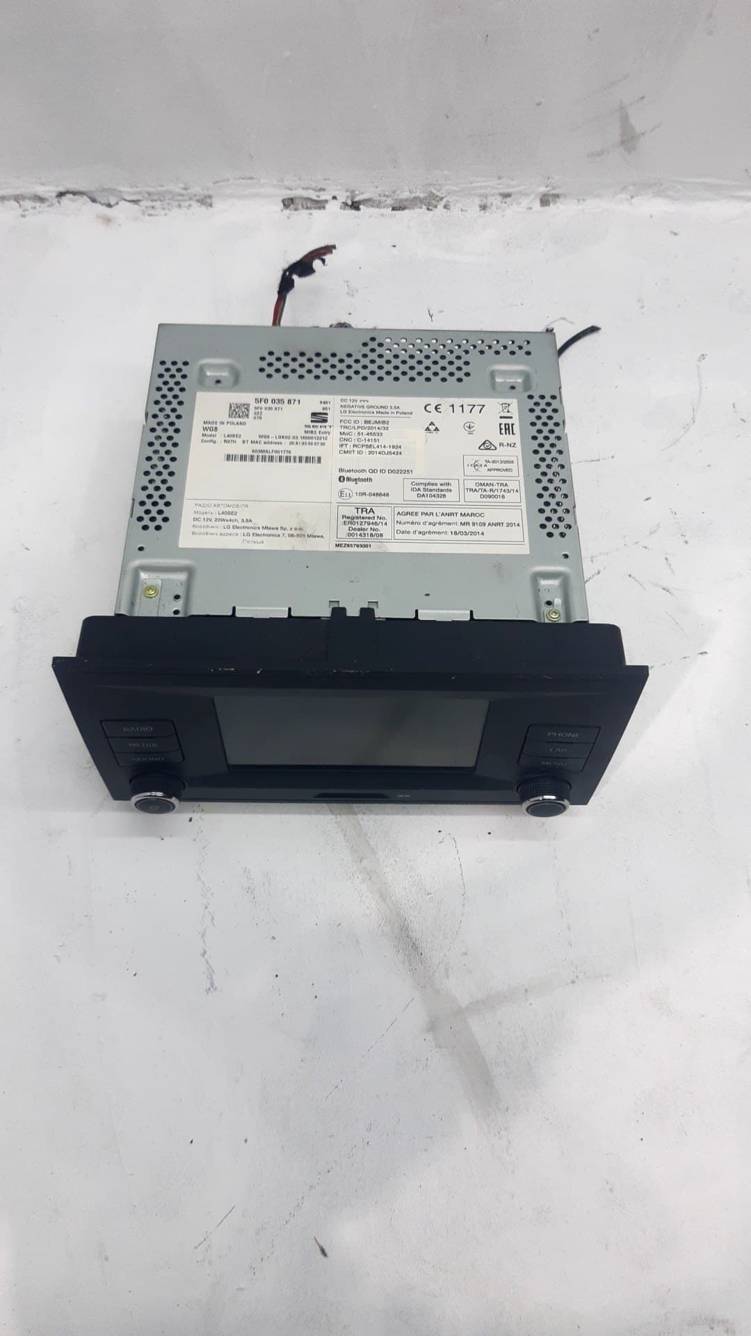 Pantalla multifuncion SEAT TOLEDO (KG3) 3