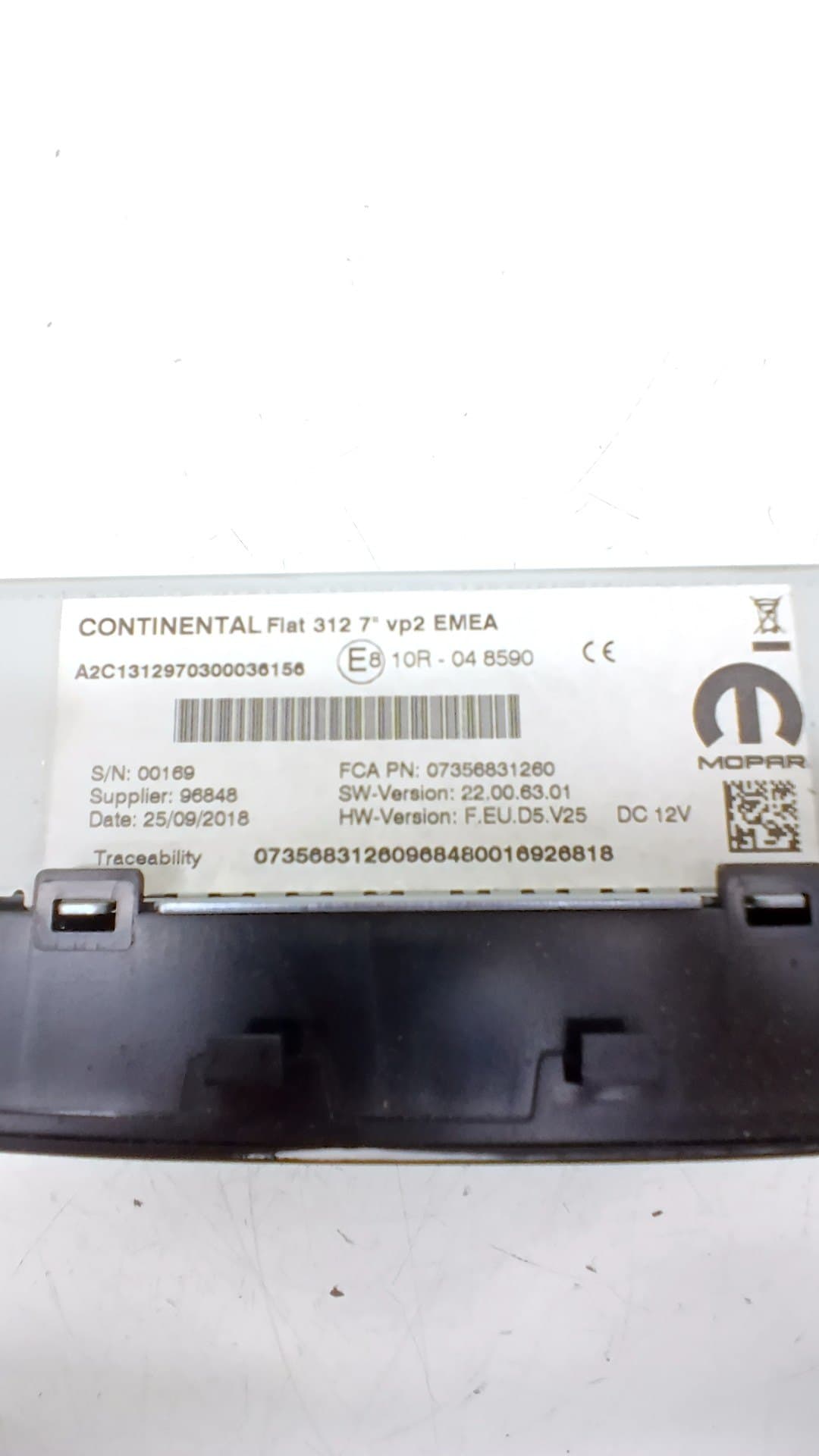 Pantalla multifuncion FIAT PANDA (319) 2