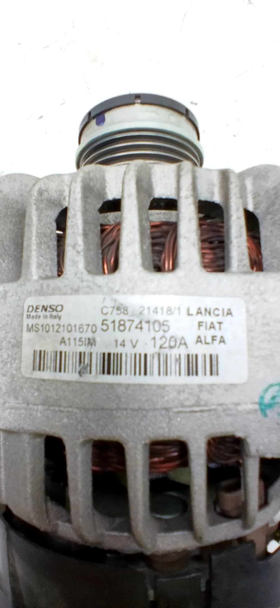 Alternador FIAT TIPO II (357) FAM