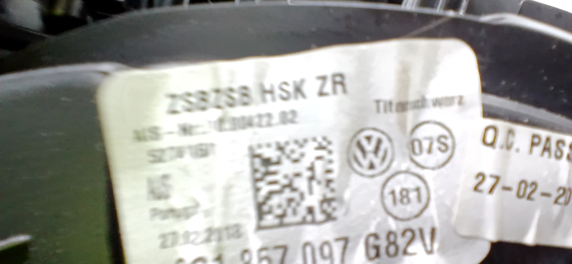 Guantera VOLKSWAGEN POLO 3