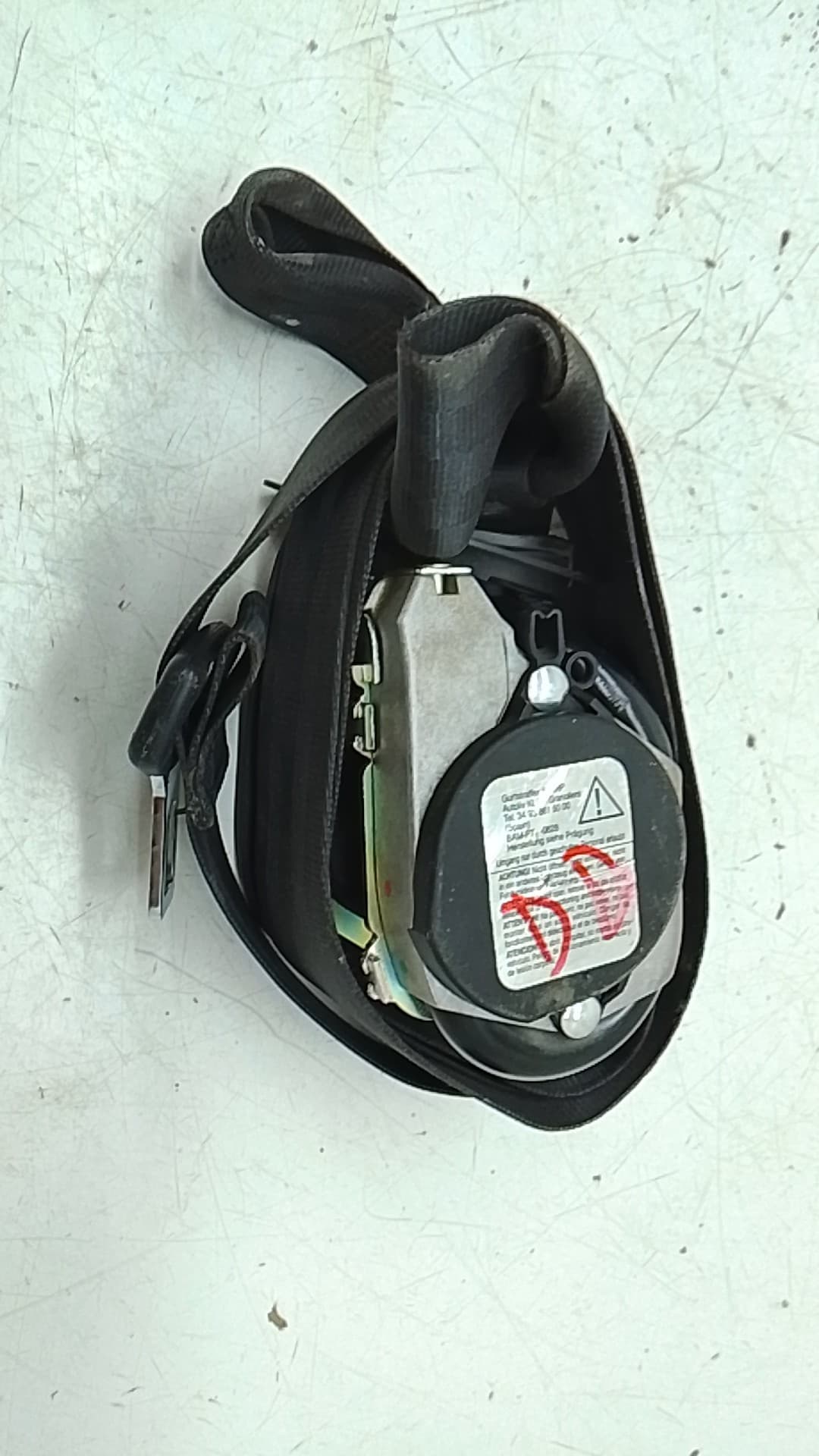 Cinturon seguridad delantero derecho VOLKSWAGEN SCIROCCO (137) 2
