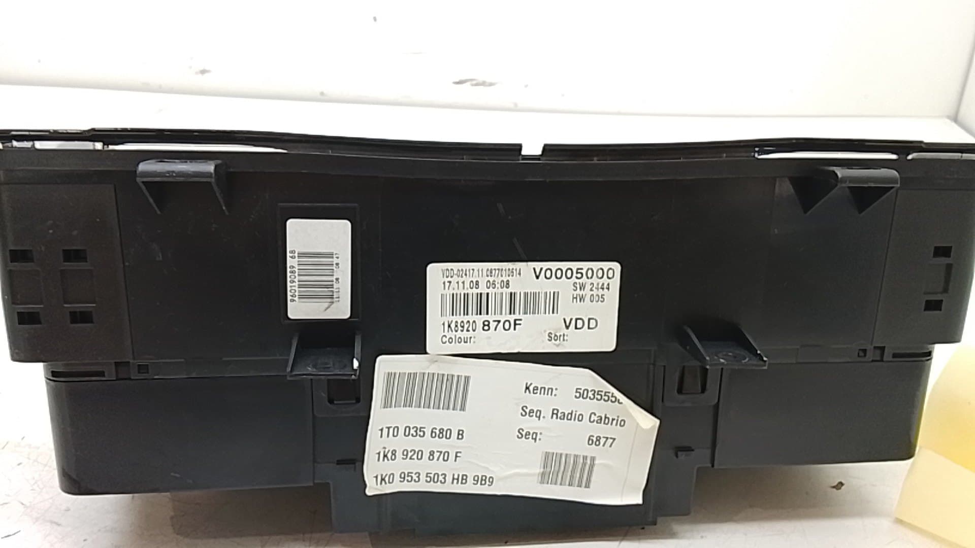 Cuadro instrumentos VOLKSWAGEN SCIROCCO (137) 2